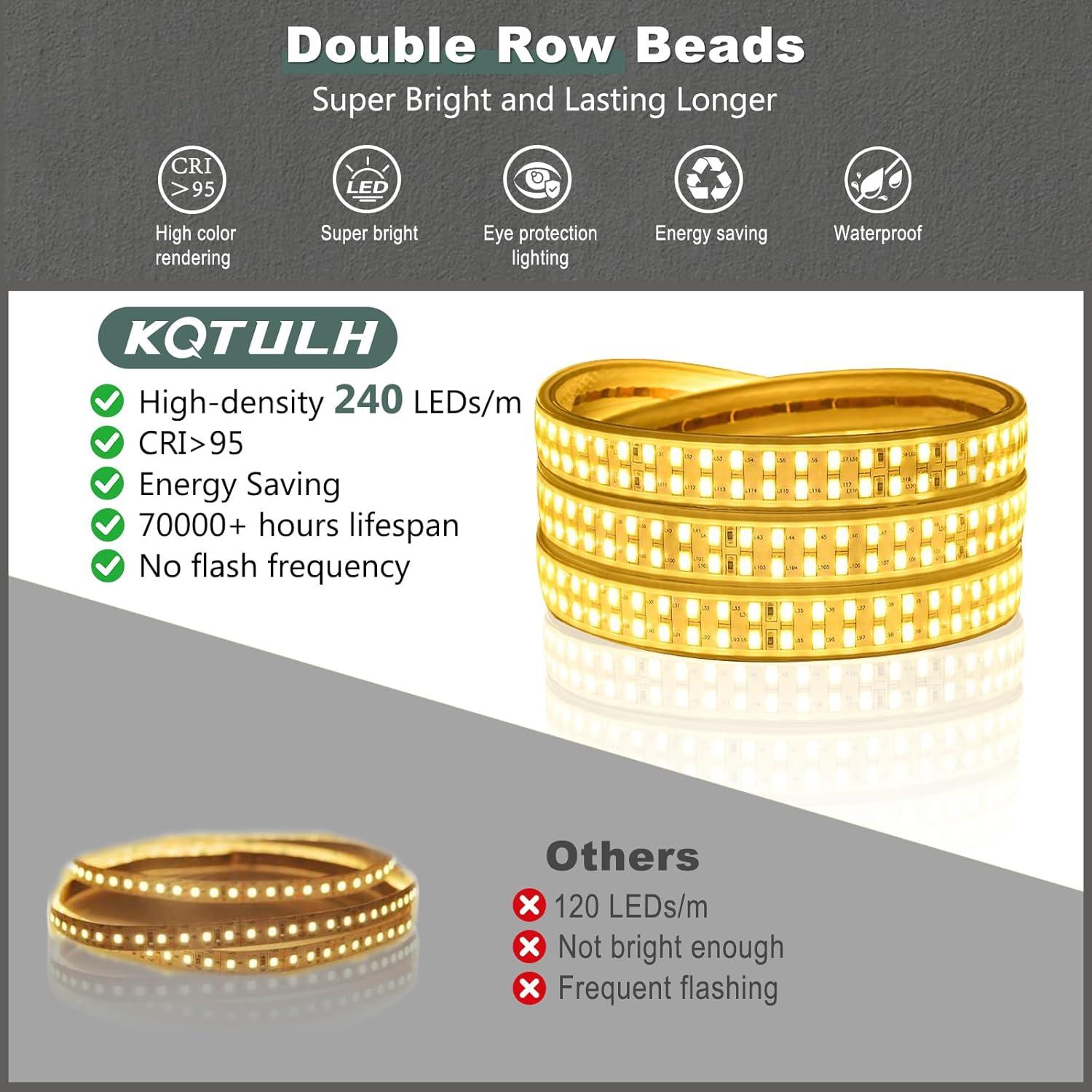 Espejo de Baño LED KQTULH 80x60 cm Antivaho Regulable