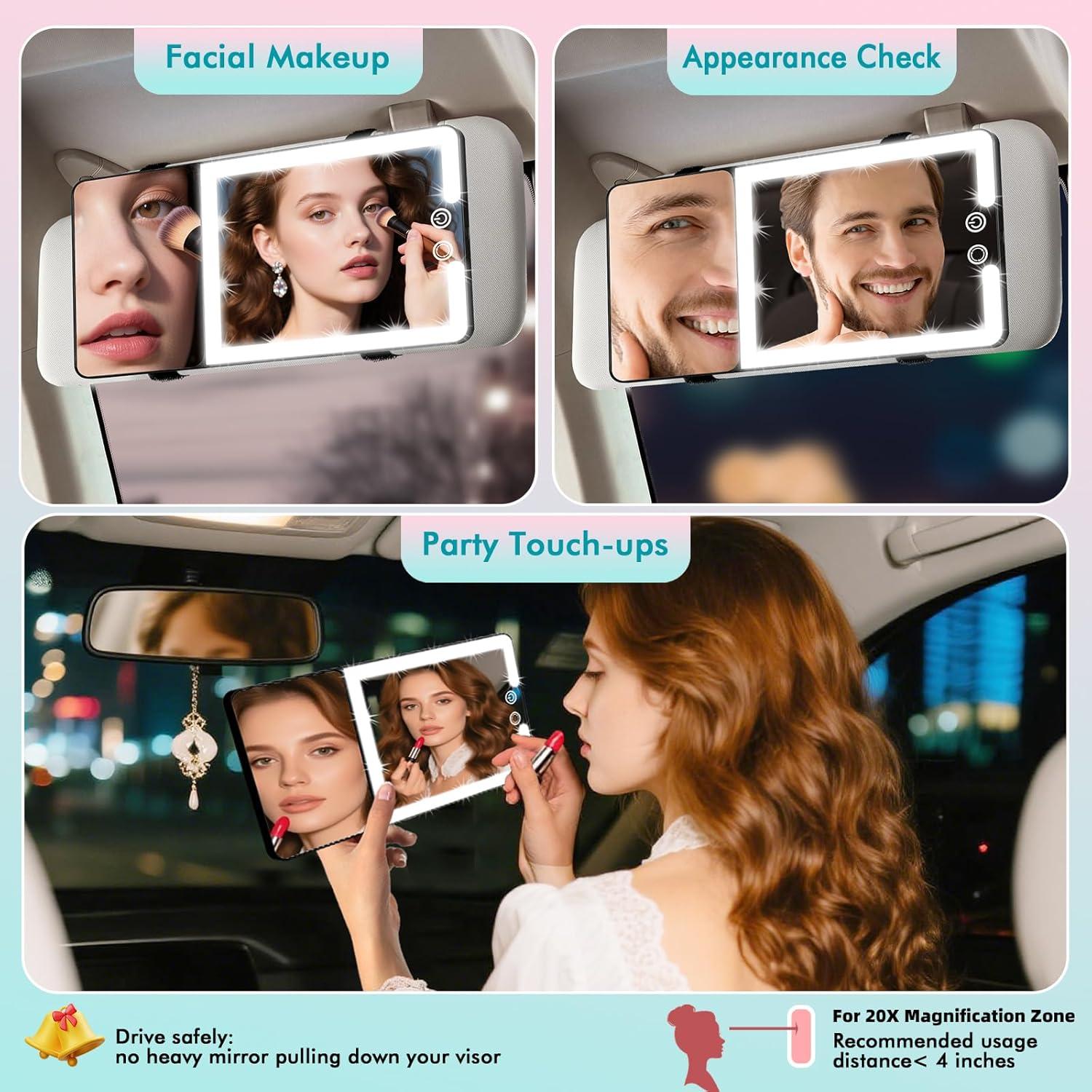 Espejo de Vanidad Suupvaor con Luces y 20X de Magnificación