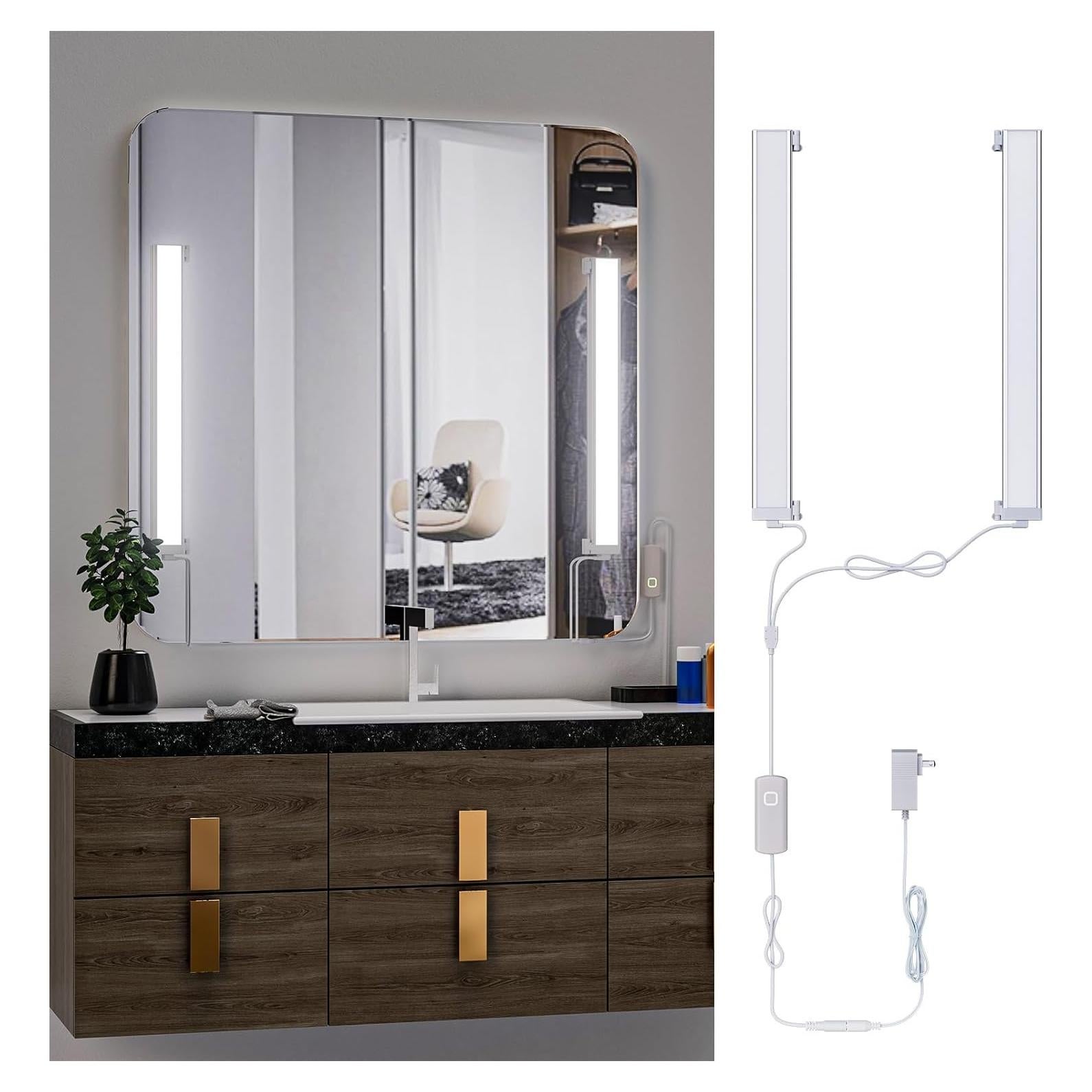 Luces LED para Espejo RGH BM201, Regulables y Ajustables