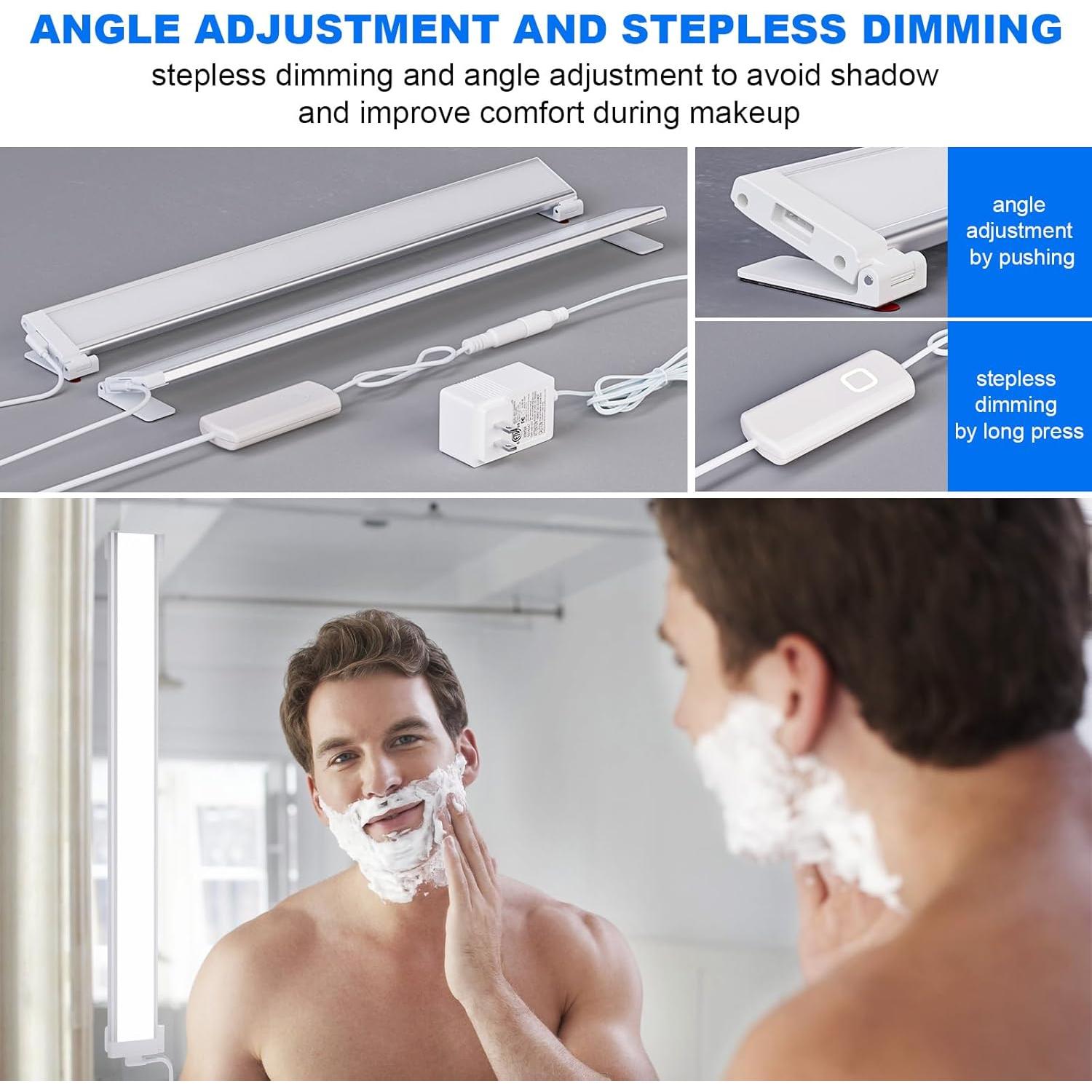 Luces LED para Espejo RGH BM201, Regulables y Ajustables