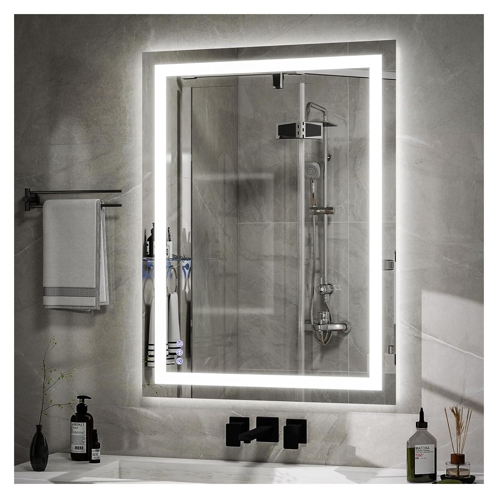 Espejo de Baño LED VooBang 97x66 cm con 3 Modos de Luz