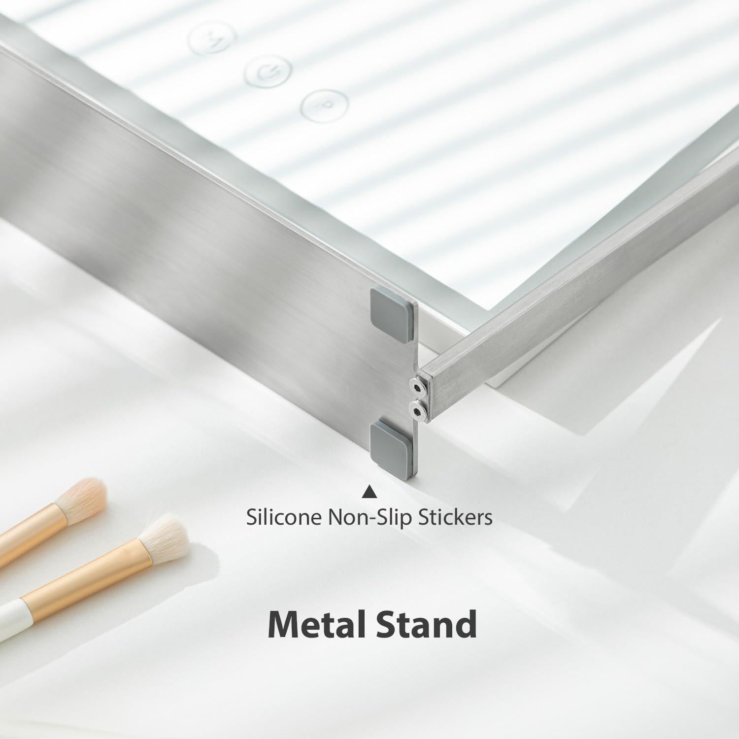 Espejo de Maquillaje Iluminado NEZZOE 14" Rectangular USB C