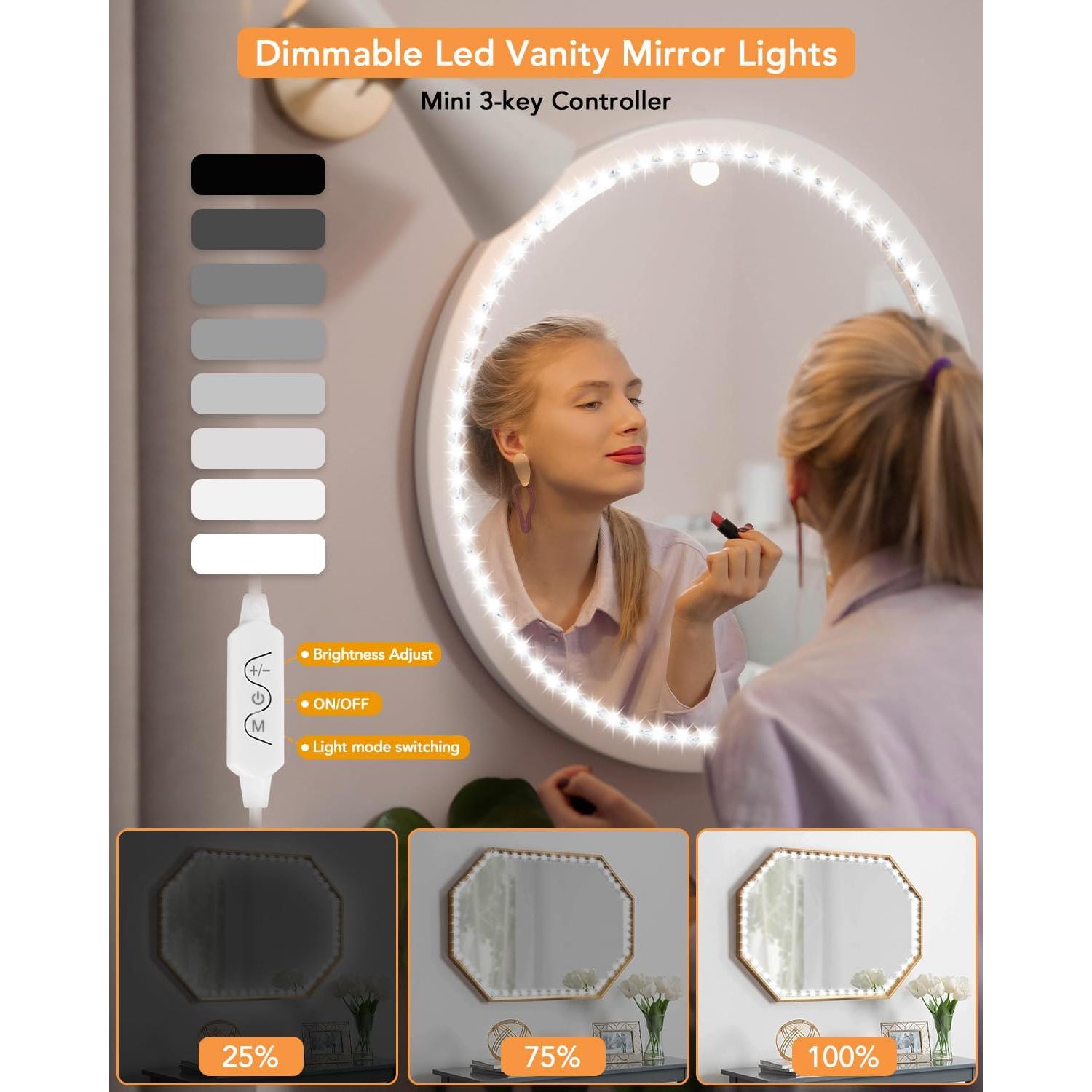 Luces LED de tocador Daymeet 4m multicolor con control APP