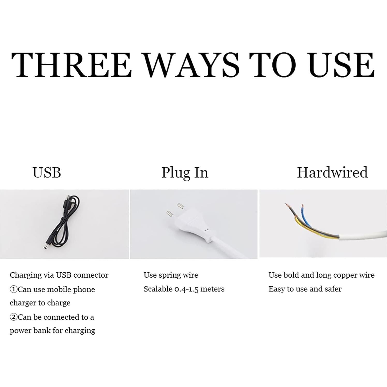 Espejo de Maquillaje LED JMFHCD 20cm Doble Lado 10x Aumento