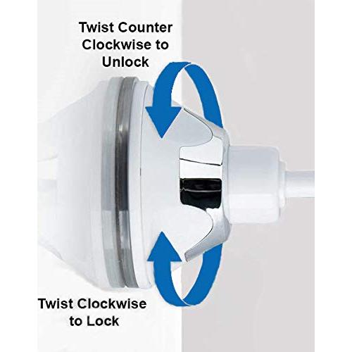 Espejo de Maquillaje JiBen LED 10X Aumento Flexible 30.48 cm
