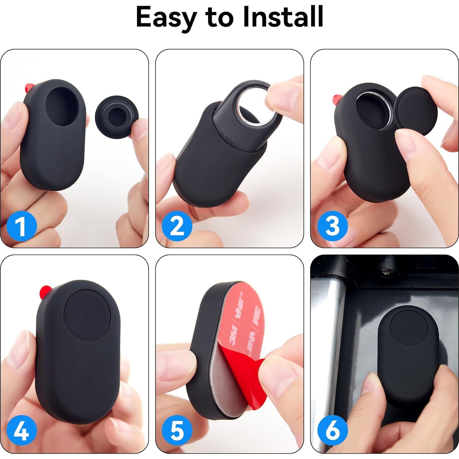 Soporte Adhesivo para Samsung Galaxy SmartTag2 - 2 Paquetes