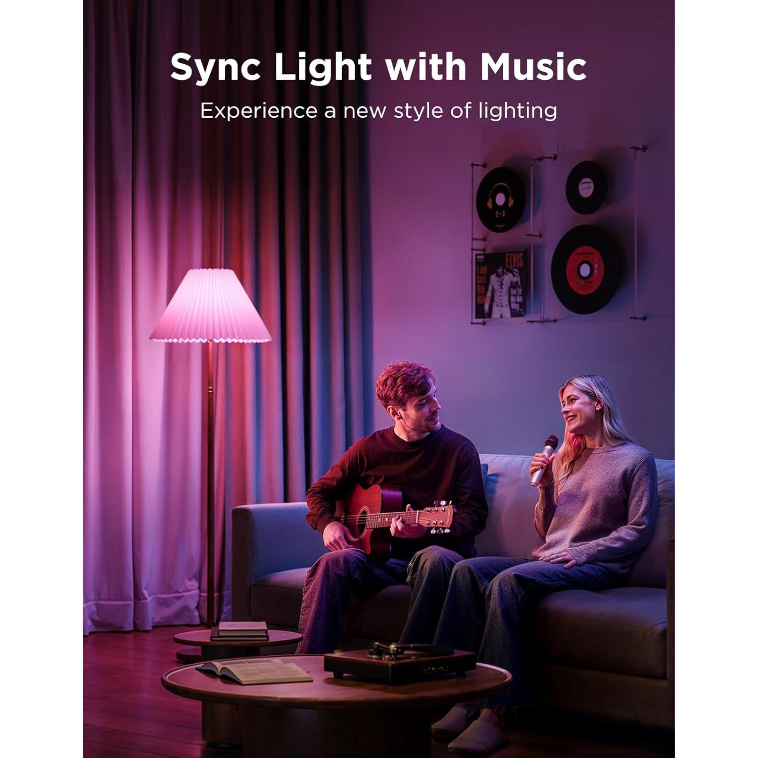 Bombillas Inteligentes Govee BR30 LED RGBWW 850 Lúmenes Paquete de 2