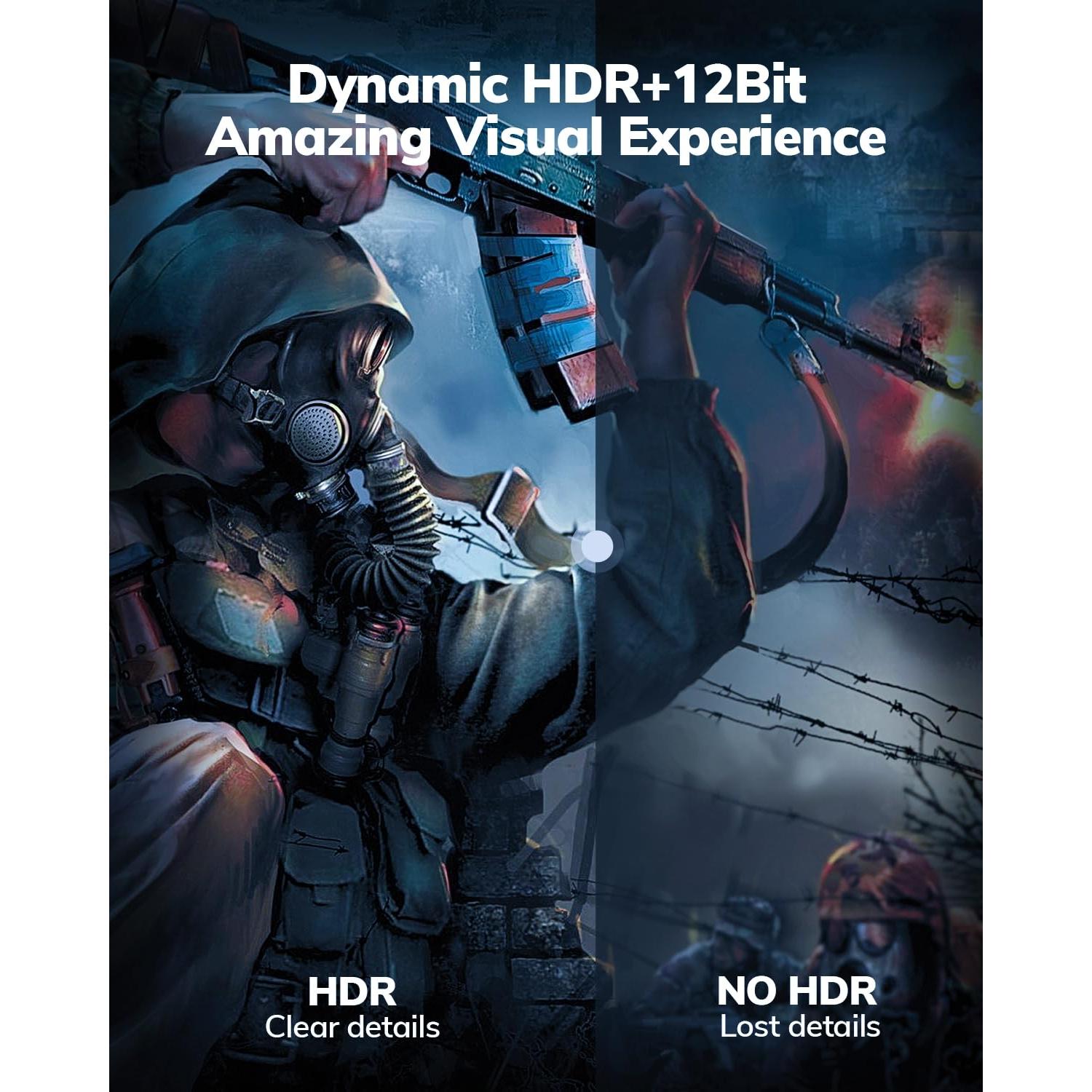 Cable HDMI 8K 2.1 KOMGILK 1.0m Alta Velocidad 48Gbps