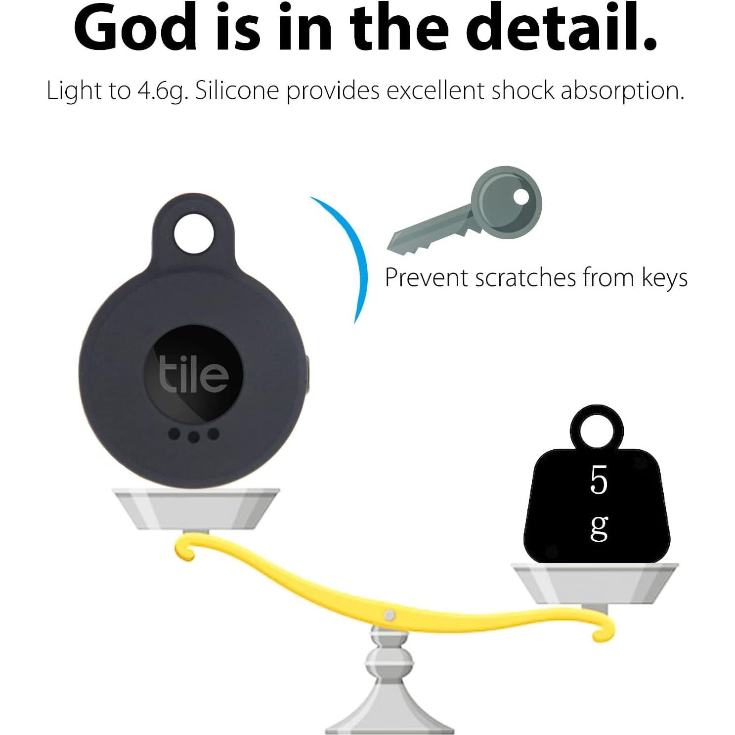 Funda de Silicona Fretime para Tile Sticker 2022 - 2 Paquetes