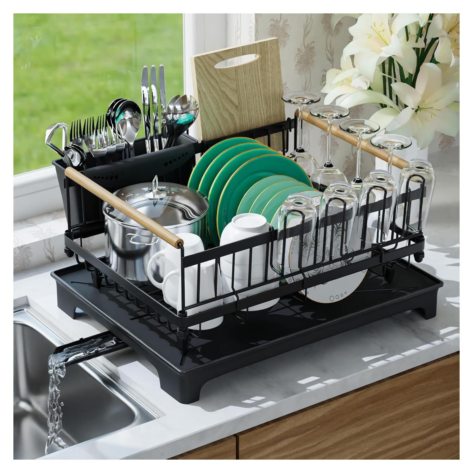 Escurridor de Platos Utheinteck con Bandeja Drenaje 1 Nivel