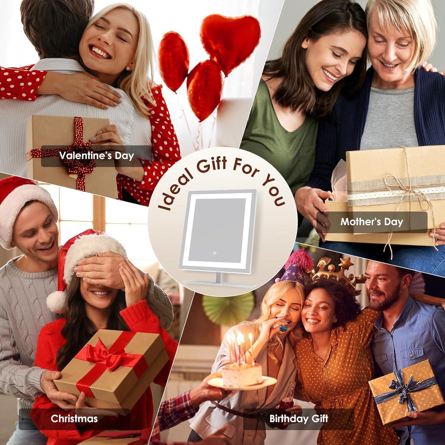 Espejo de Maquillaje Iluminado Beelux 30 cm con 10X de Aumento