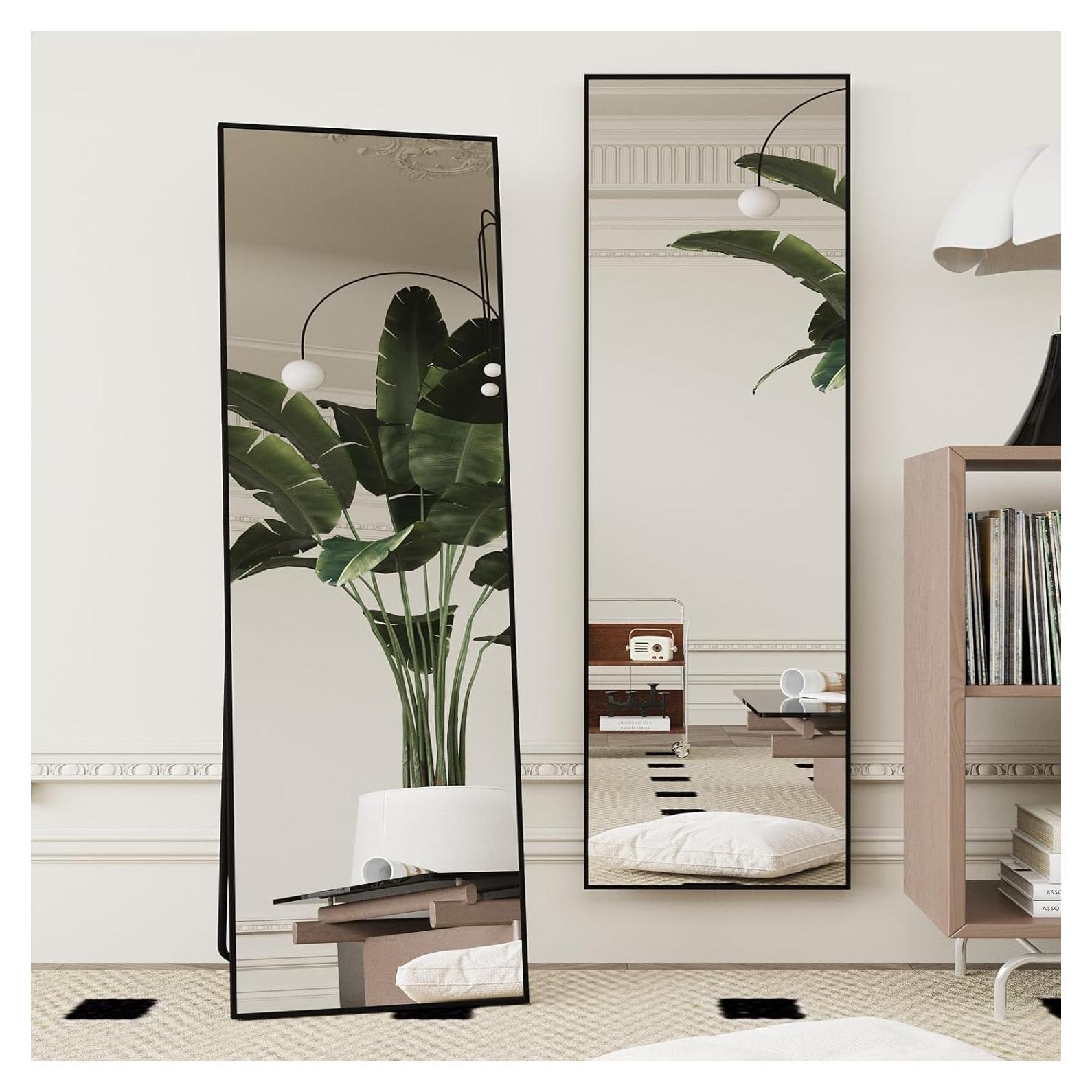 Espejo de Cuerpo Completo Beauty4U 149.86x40.64cm Negro