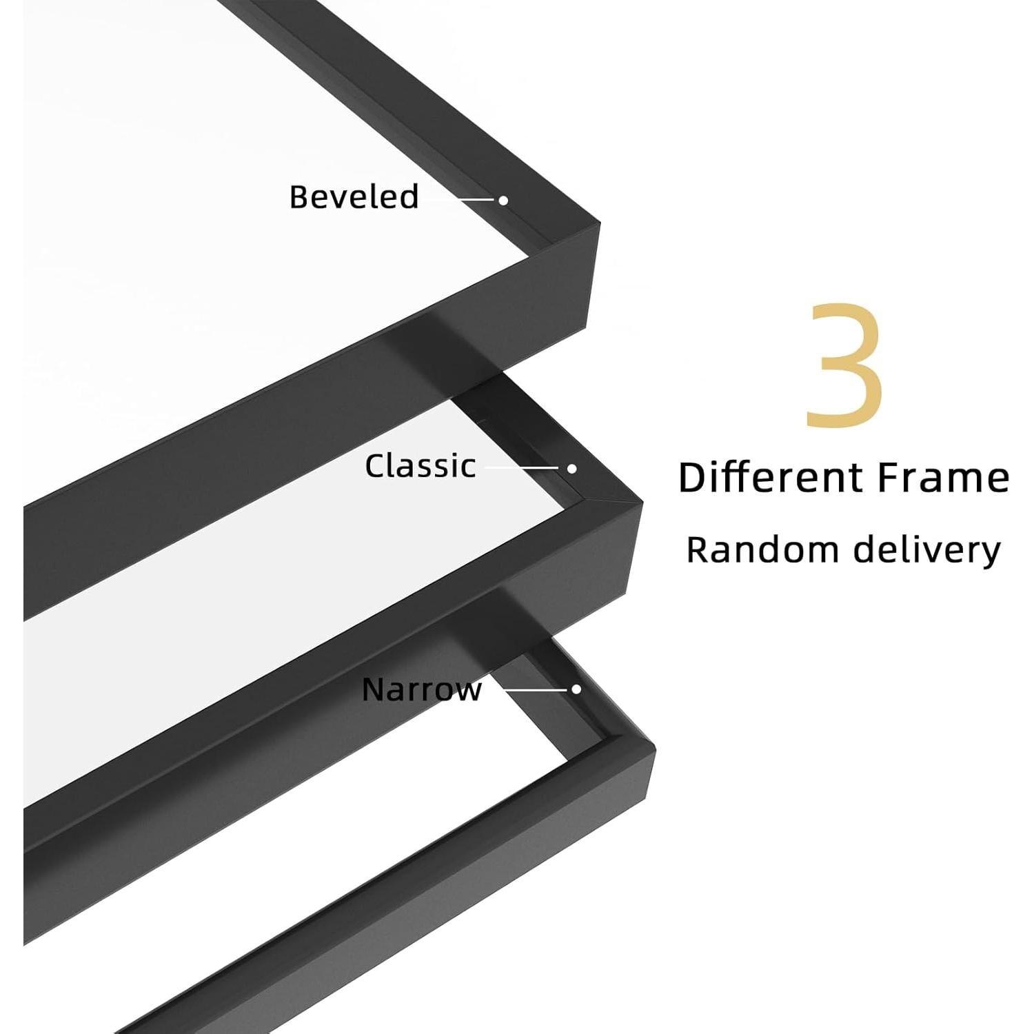 Espejo de Cuerpo Completo Beauty4U 149.86x40.64cm Negro