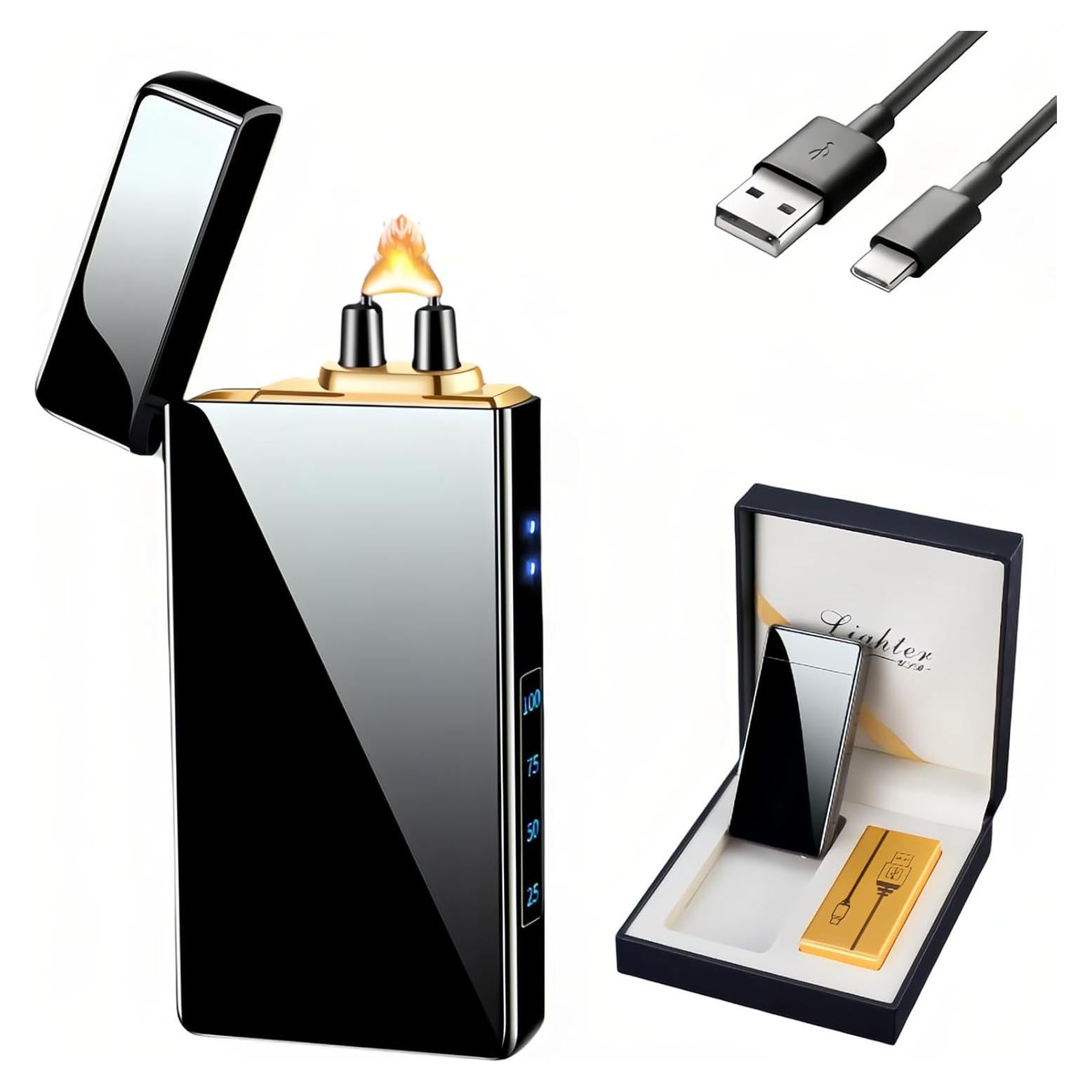 Encendedor Eléctrico NINSI NS-EL2306 Recargable USB 4 Modos