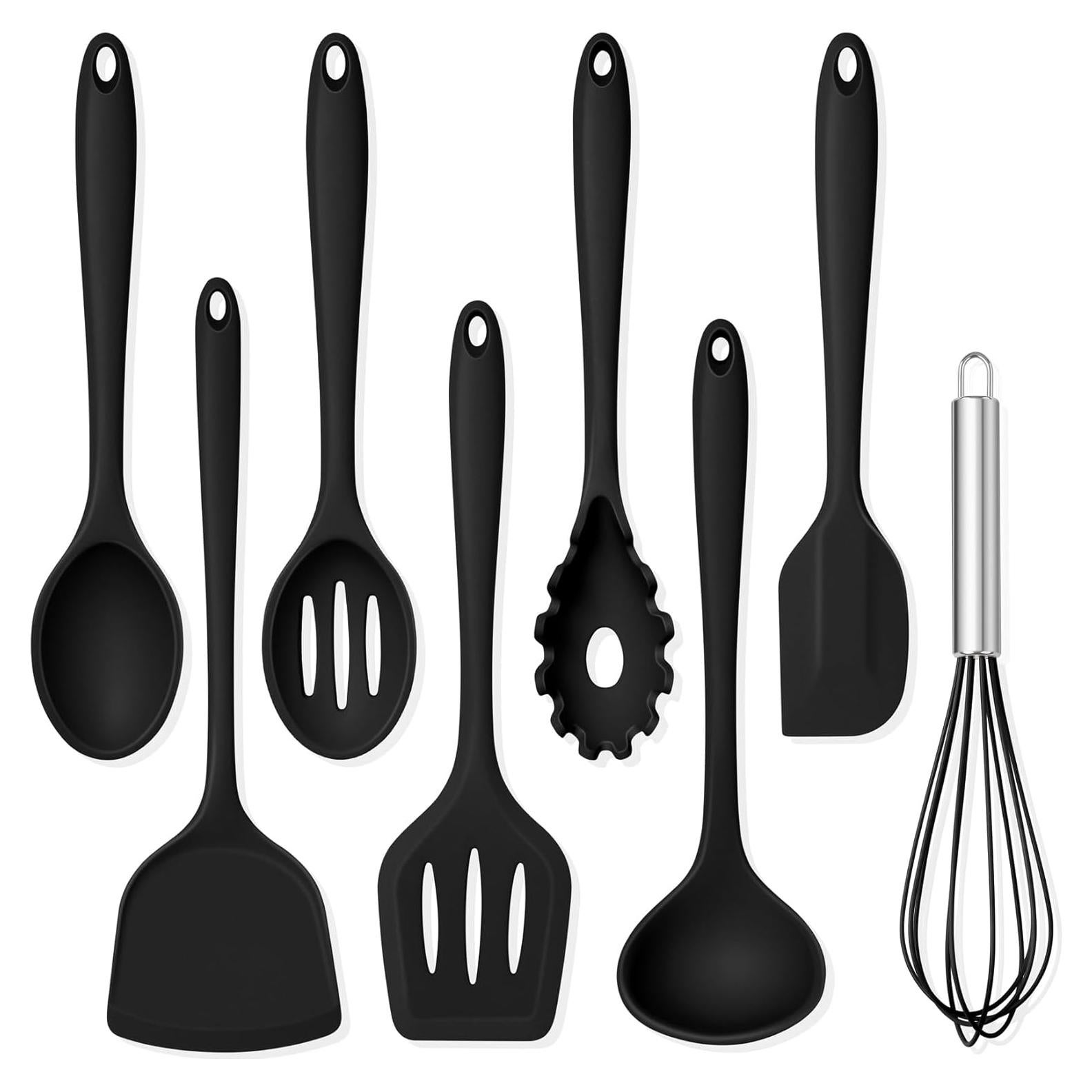 Set de Utensilios de Cocina de Silicona TeamFar - 8 Piezas