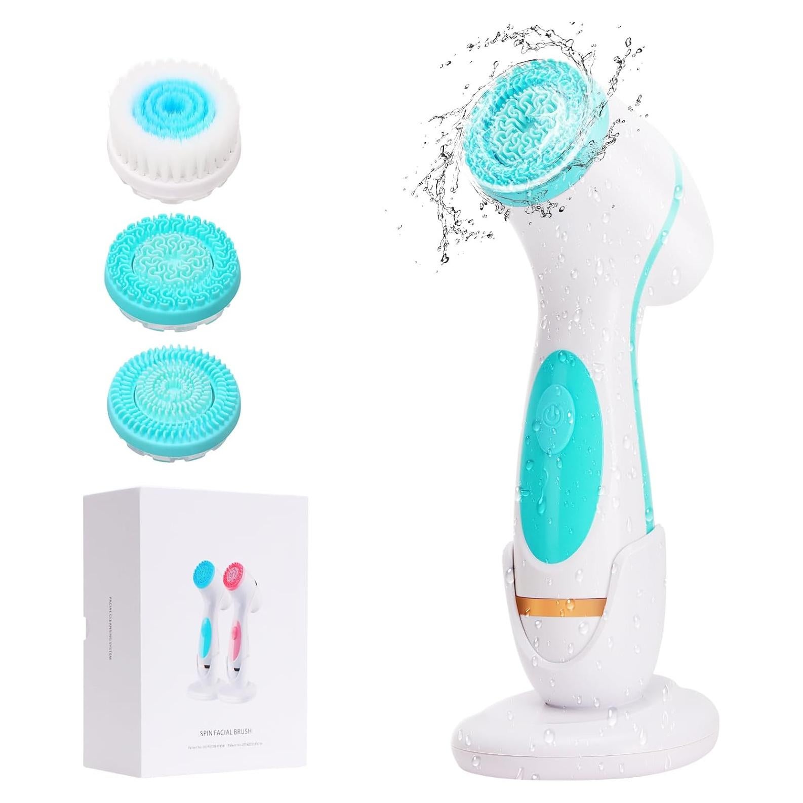 Cepillo Facial Eléctrico DotPet WL-8299, 3 en 1 Impermeable