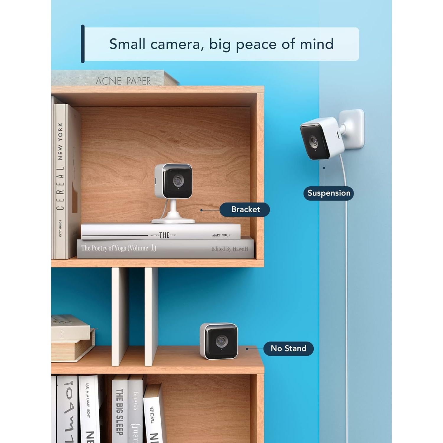 Cámara de Seguridad Interior GNCC C2 1080P con Audio Bidireccional