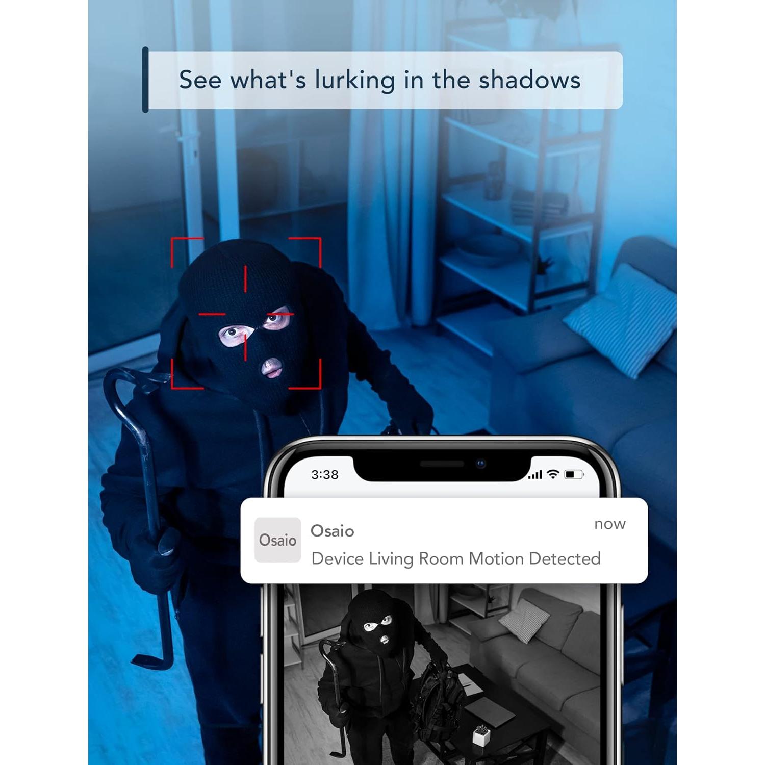 Cámara de Seguridad Interior GNCC C2 1080P con Audio Bidireccional