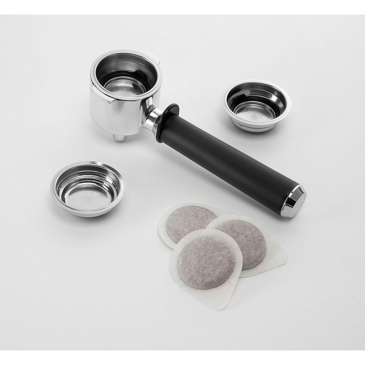 Cafetera De'Longhi Combo Espresso y Goteo 10 Tazas Acero Inoxidable