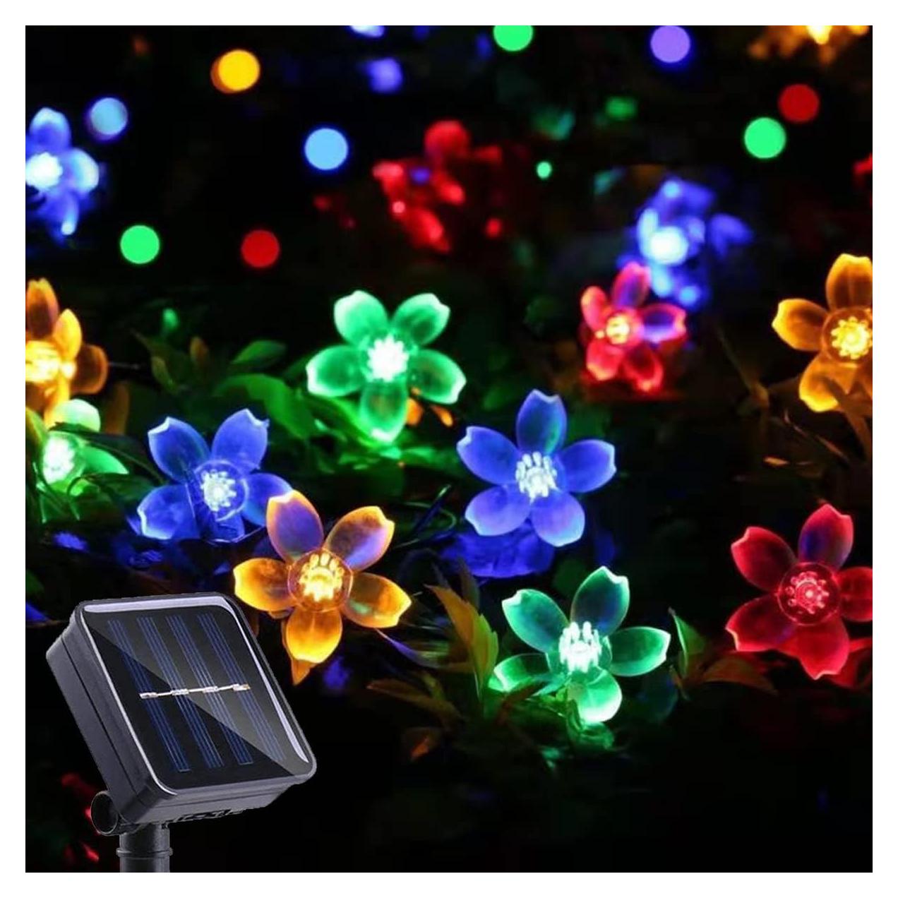 Luces de Cadena Solares ITICdecor 50 LED Multicolor 7m