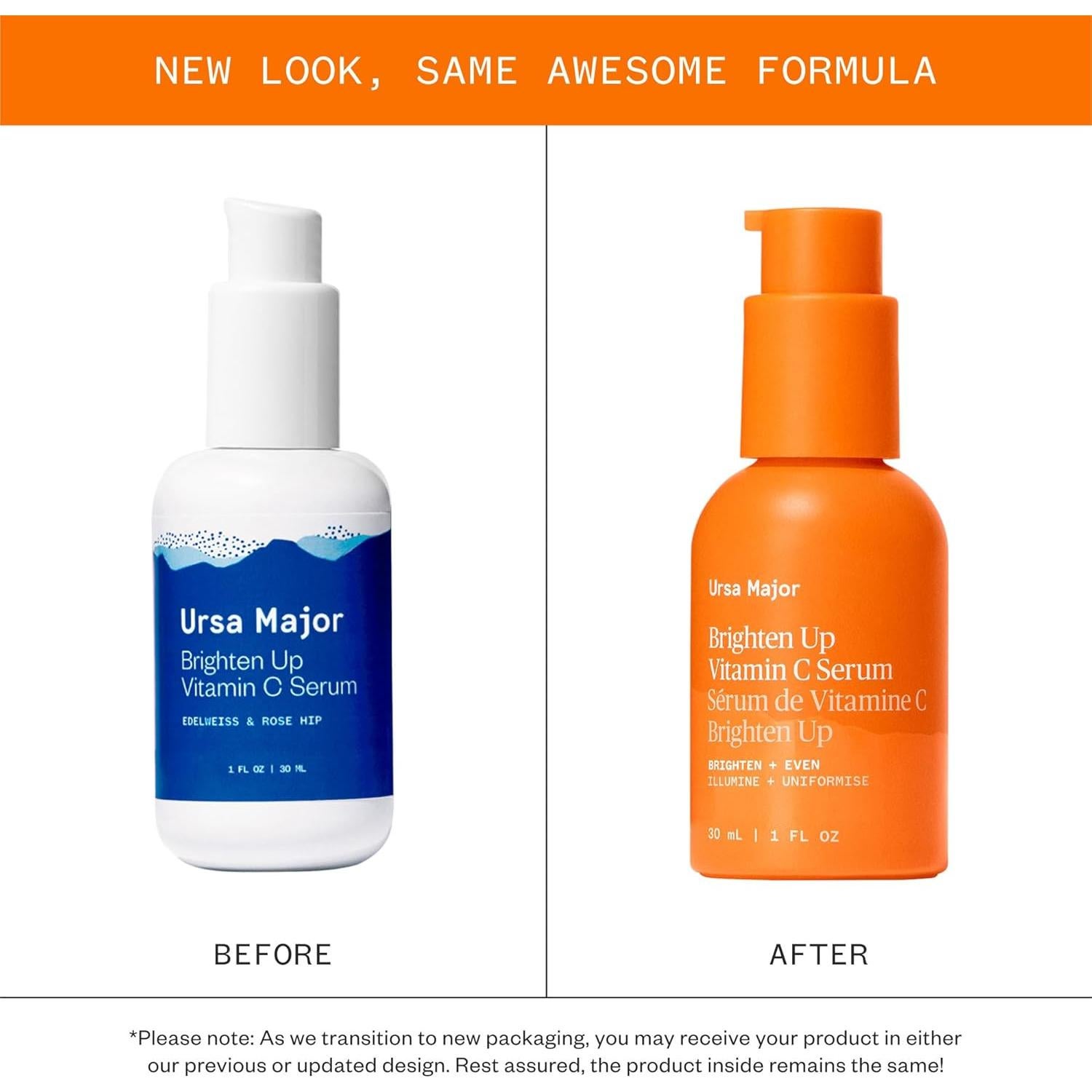 Suero de Vitamina C Ursa Major 28.35 ml - Iluminador Facial Vegano