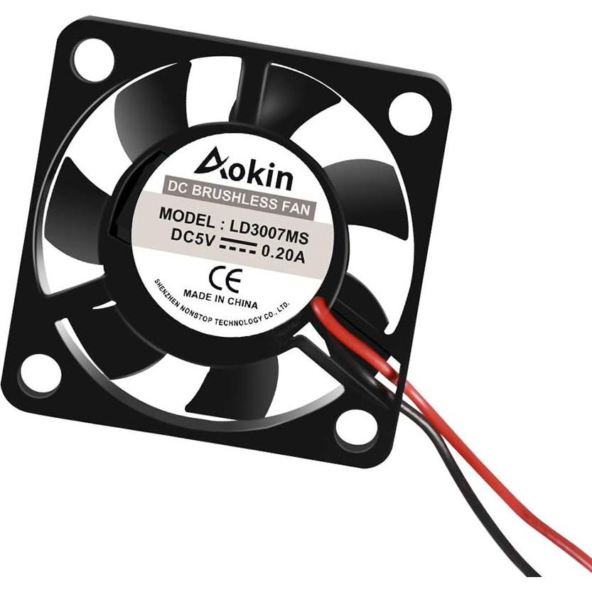 Ventilador de Enfriamiento DORHEA 30x30x7mm 2pcs para Raspberry Pi