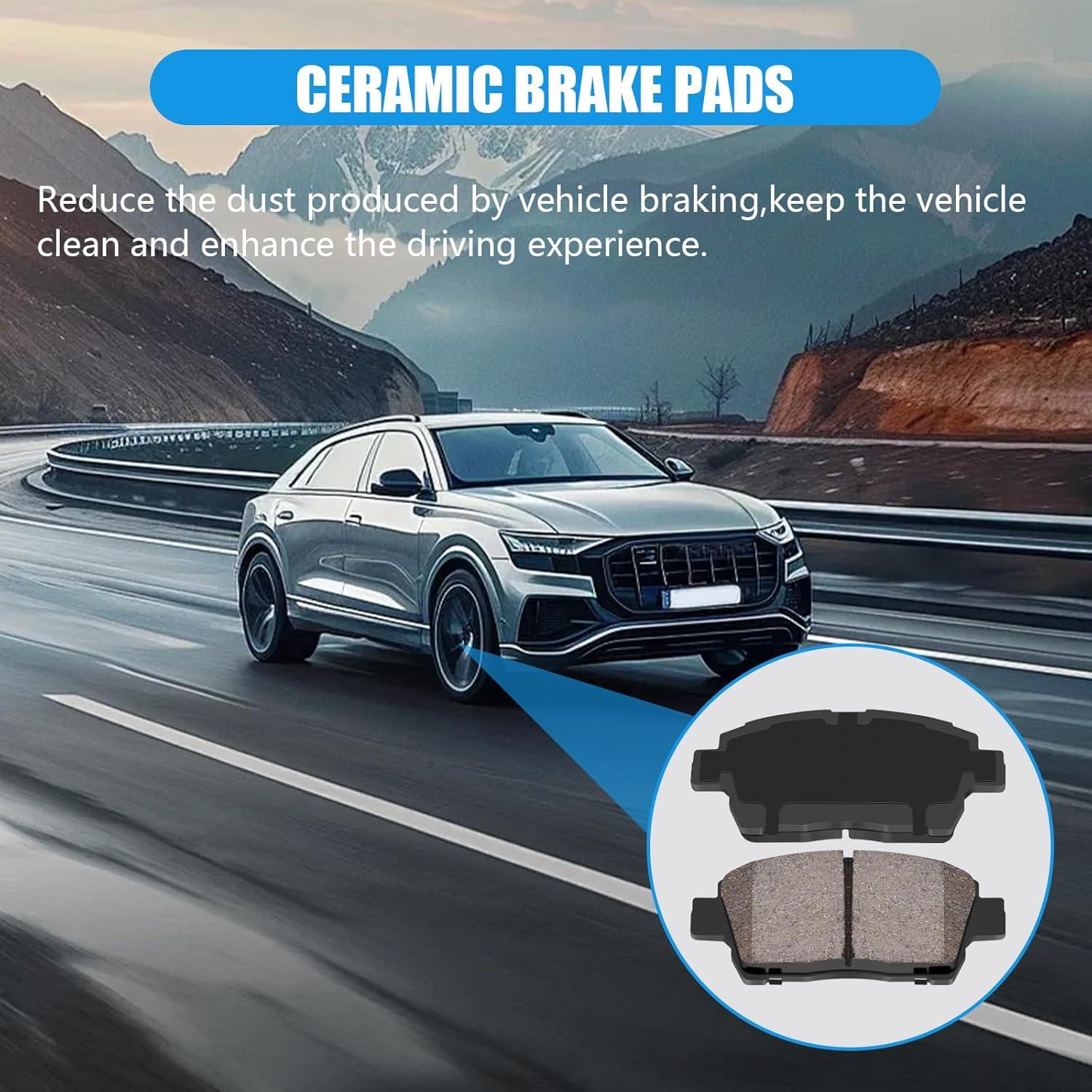 Pastillas de freno delantera cerámica SUPLABEL HZ822 para SUV