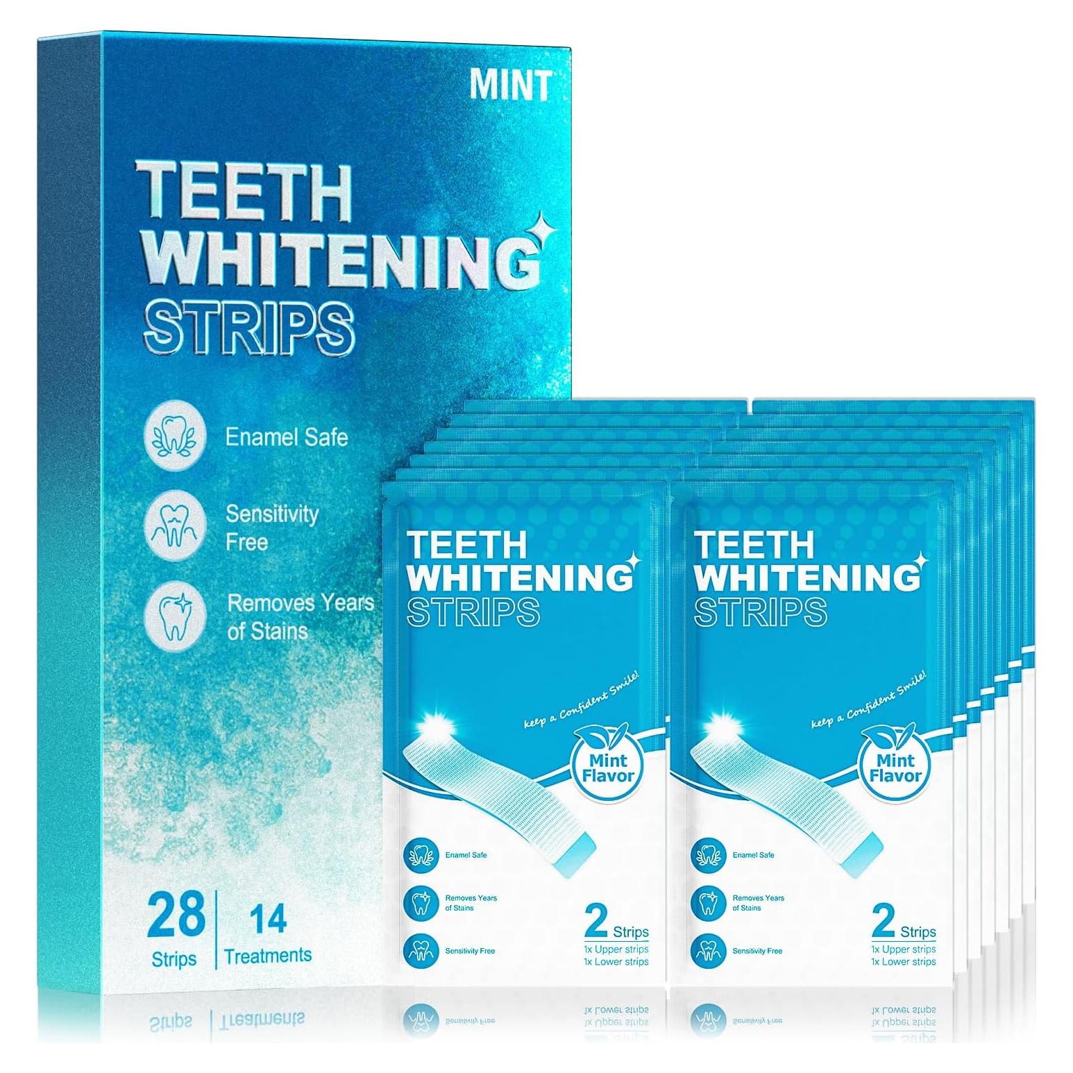 Tiras Blanqueadoras Oralfree para Dientes Sensibles - 28 Unidades