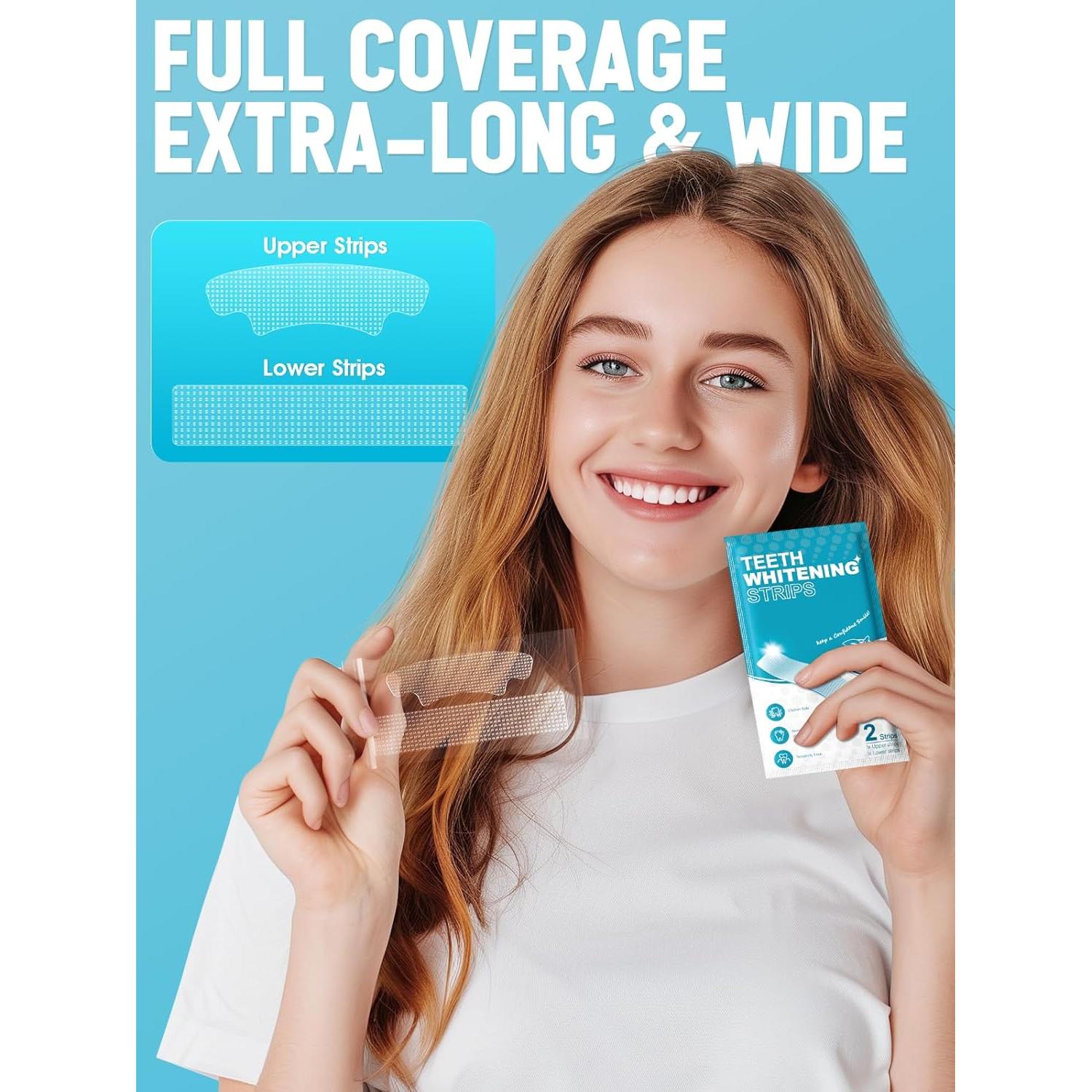 Tiras Blanqueadoras Oralfree para Dientes Sensibles - 28 Unidades