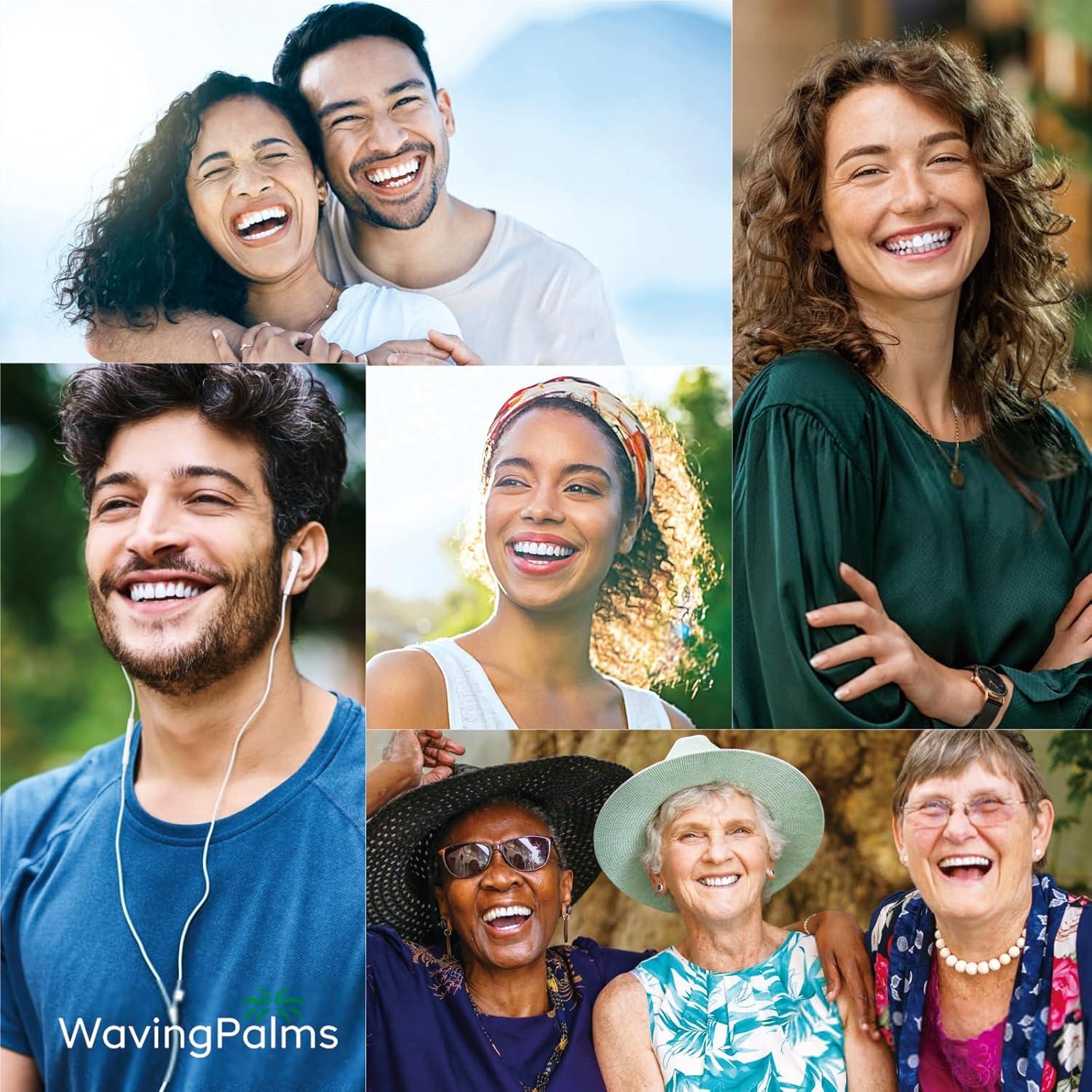 Tiras de Blanqueamiento Dental Waving Palms 42 Unidades Menta