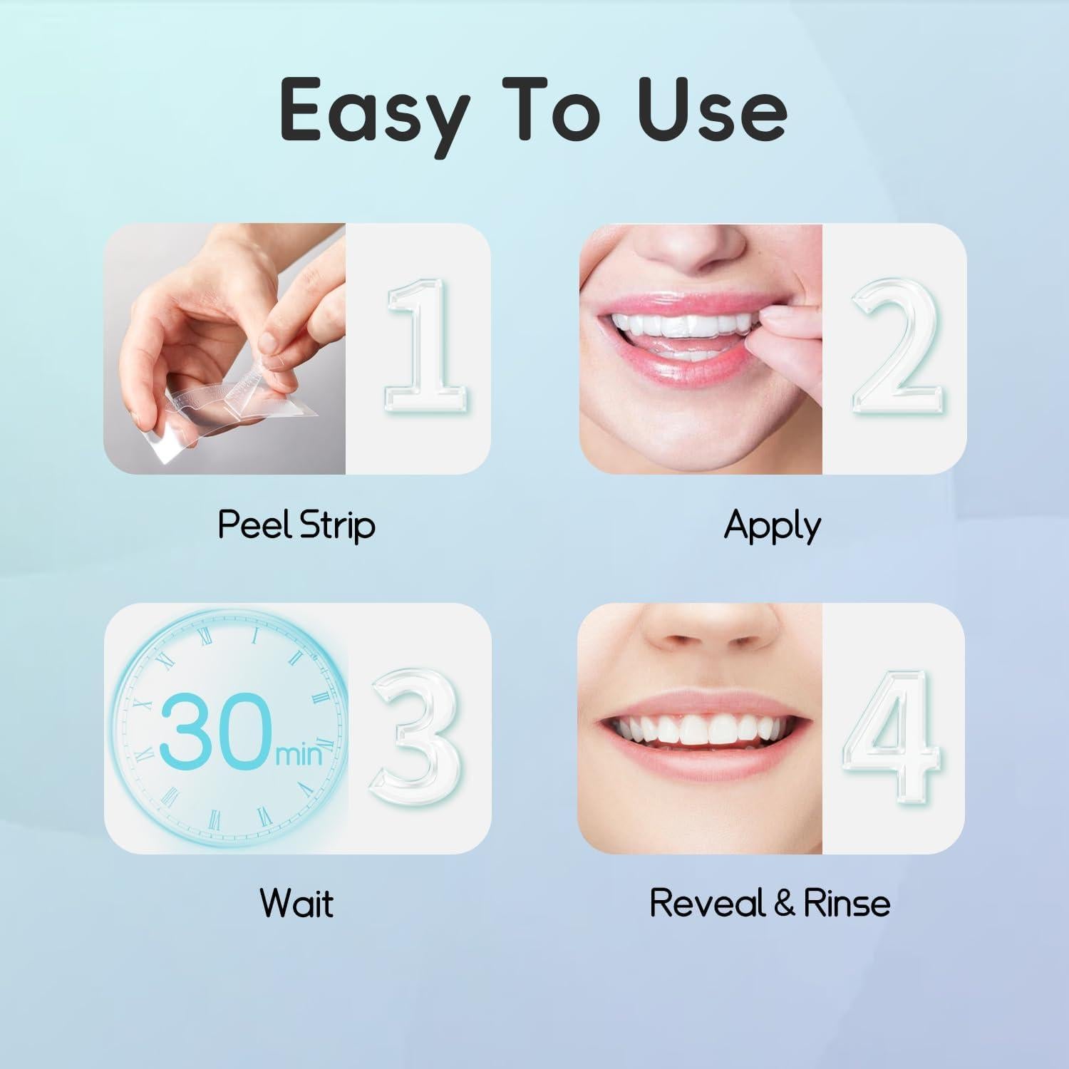 Tiras Blanqueadoras de Dientes Shodu - 14 Tratamientos Suaves