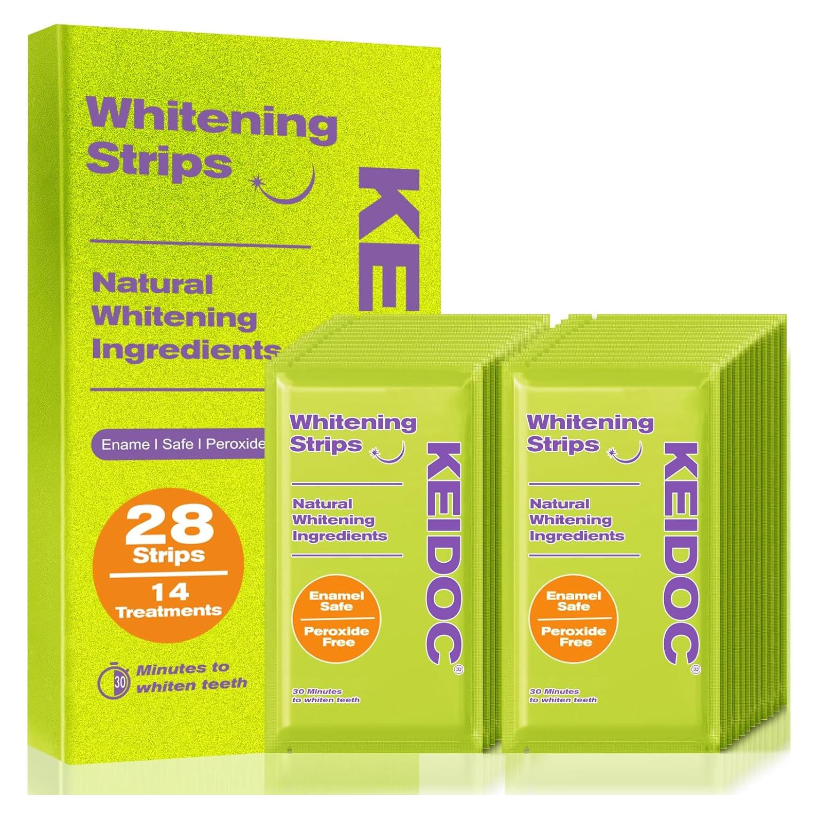 Tiras Blanqueadoras de Dientes KEIDOC - 28 Tiras Naturales