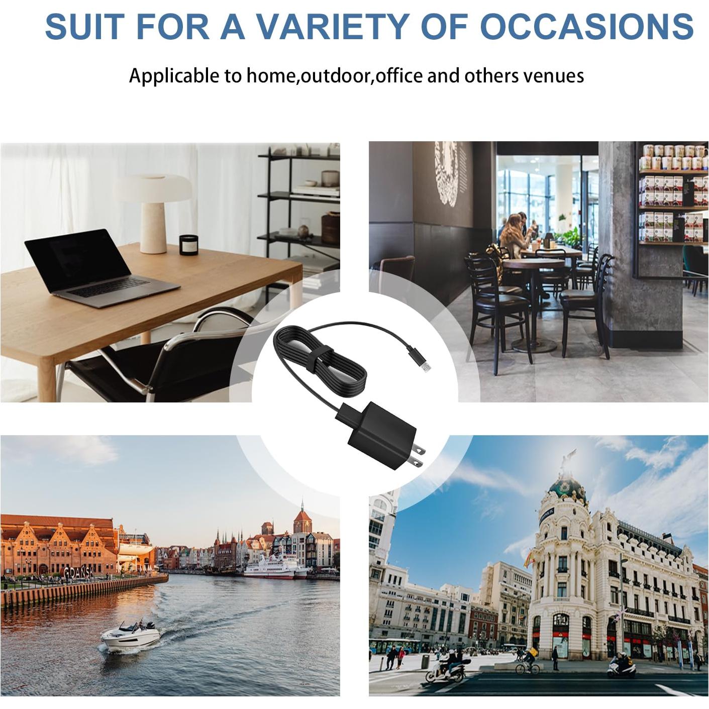 Cable de carga Micro USB Odonm 5FT para Roku Streaming Stick