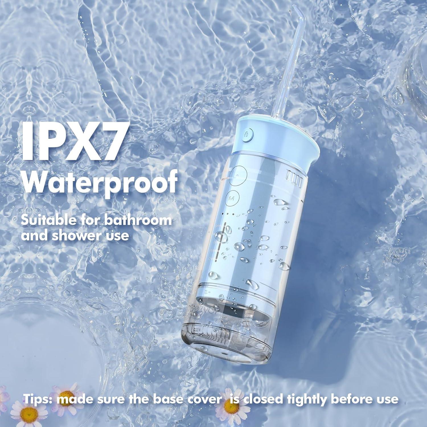 Hilo Dental Portátil Bezvoi Y825 Inalámbrico IPX7 6 Puntas