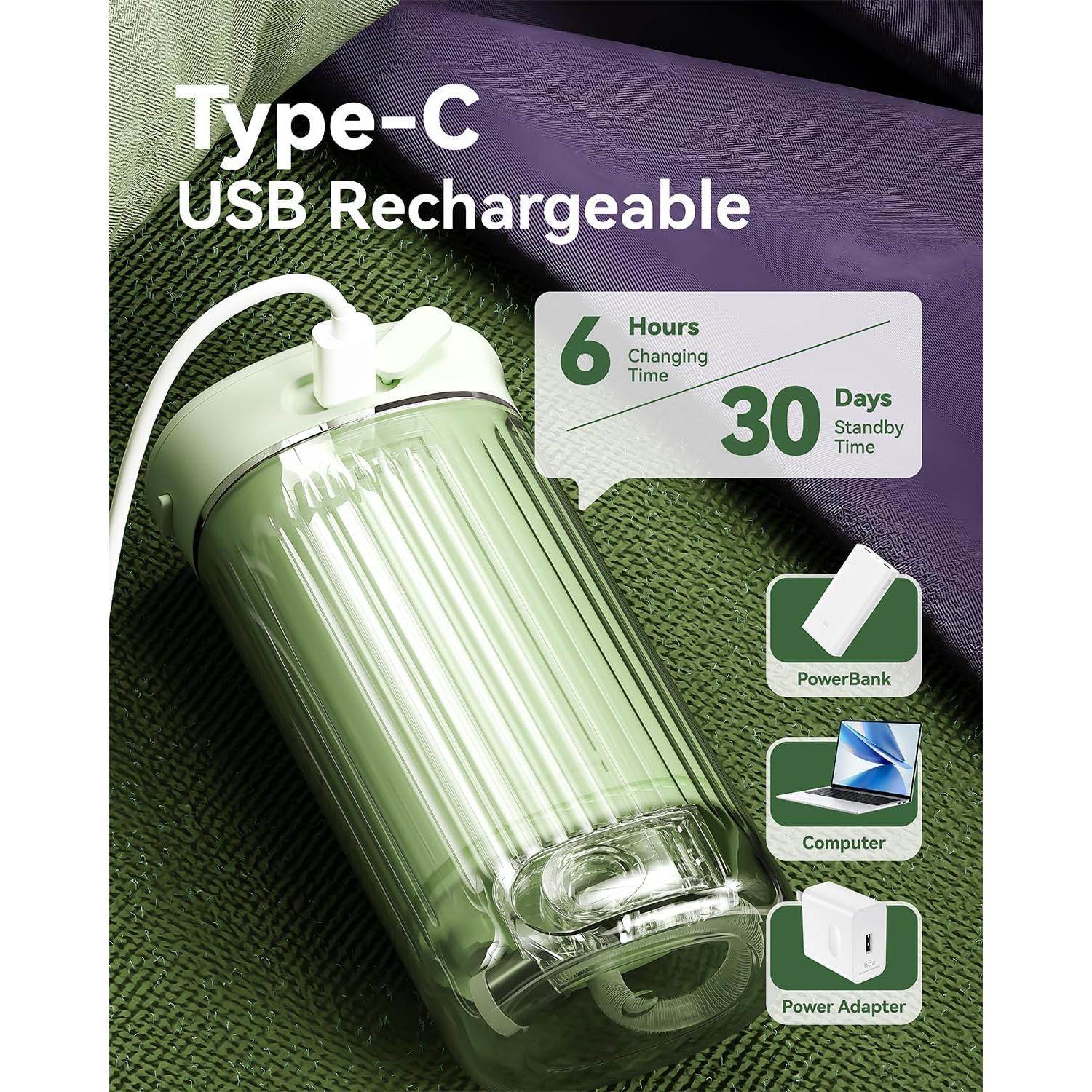 Irrigador Oral Portátil JTF F200-UV con Batería y 4 Modos