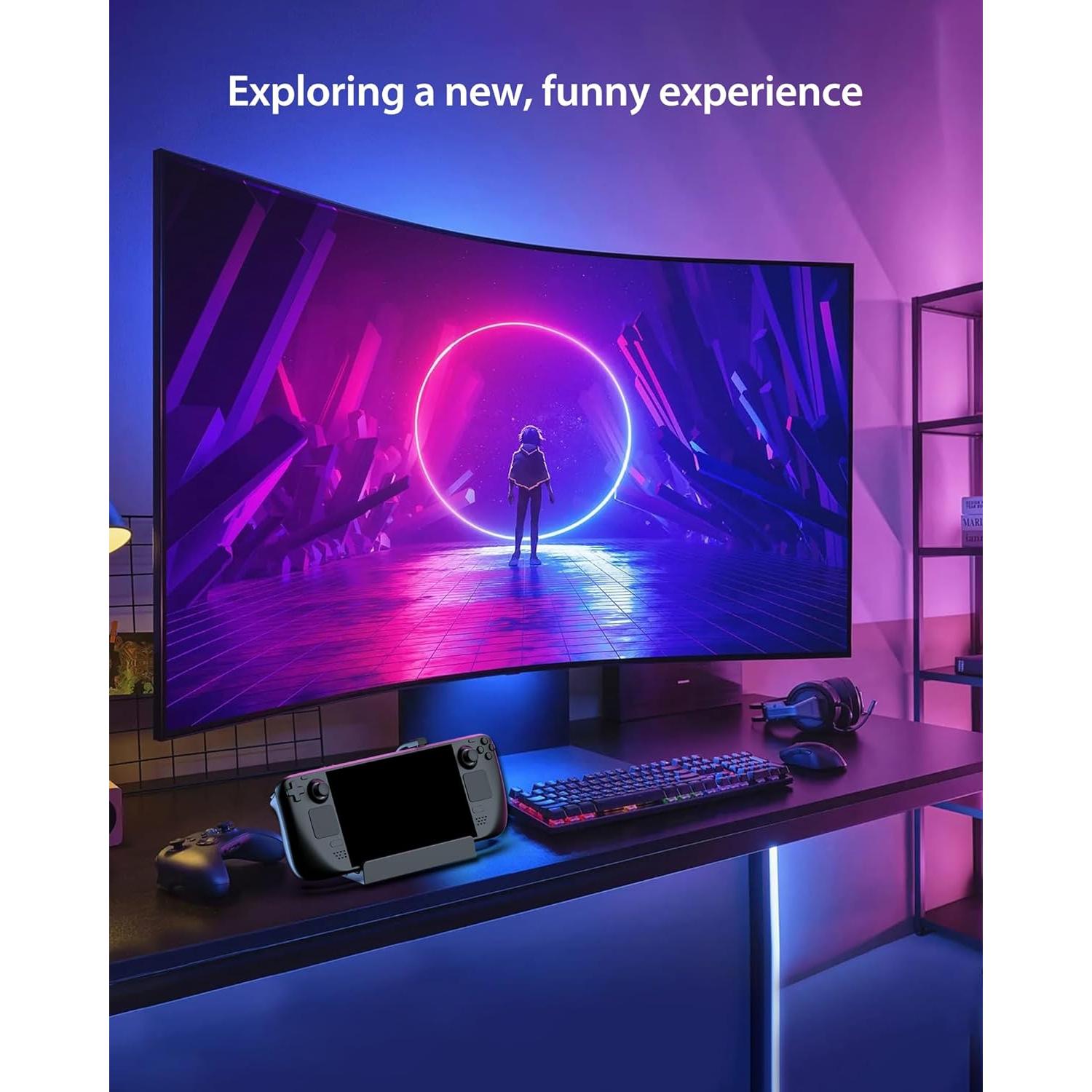 Dock Antank 6-en-1 para Steam Deck y ROG Ally 4K HDMI