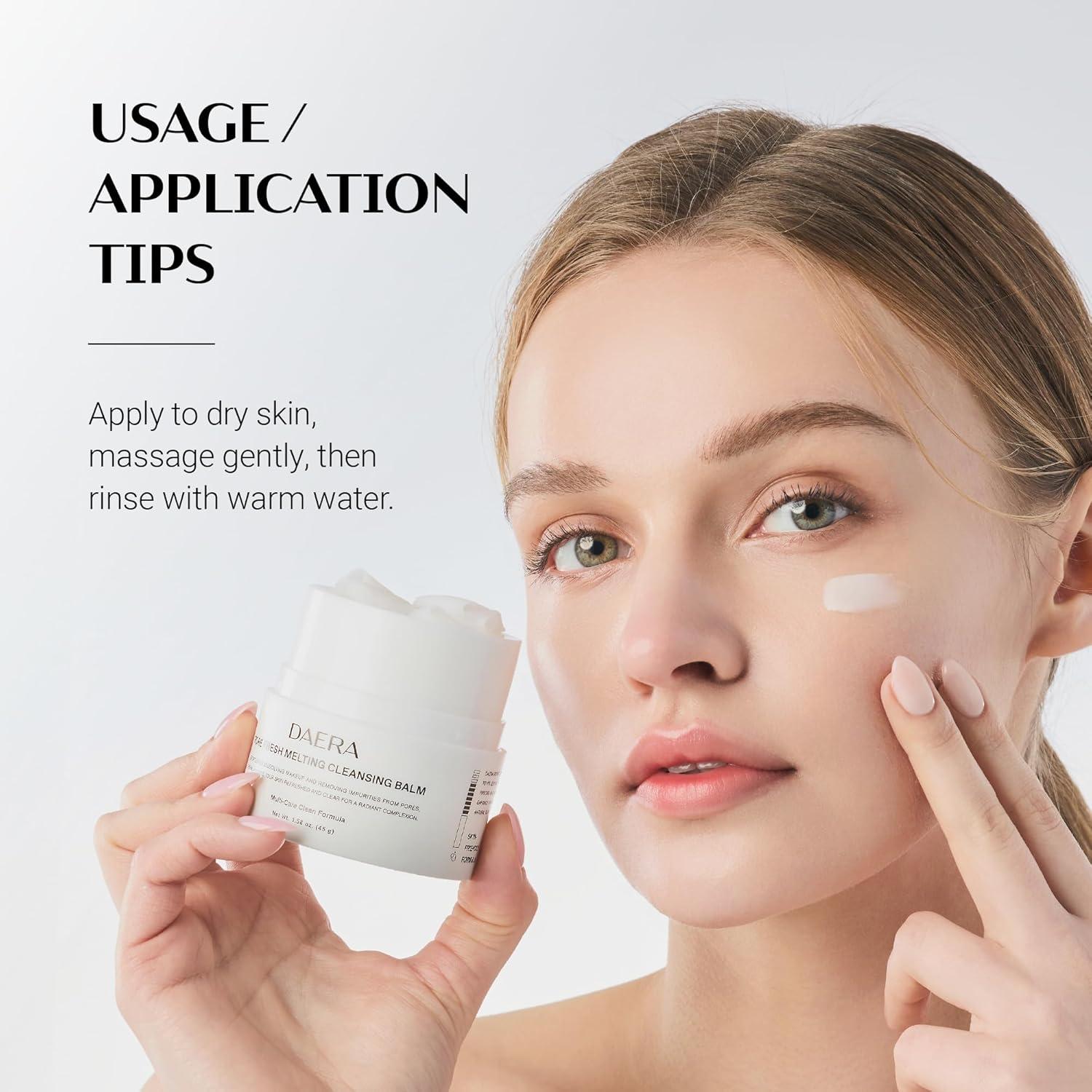 Bálsamo Limpiador Derretido DAERA Pore Fresh 45g - Desmaquillante Suave