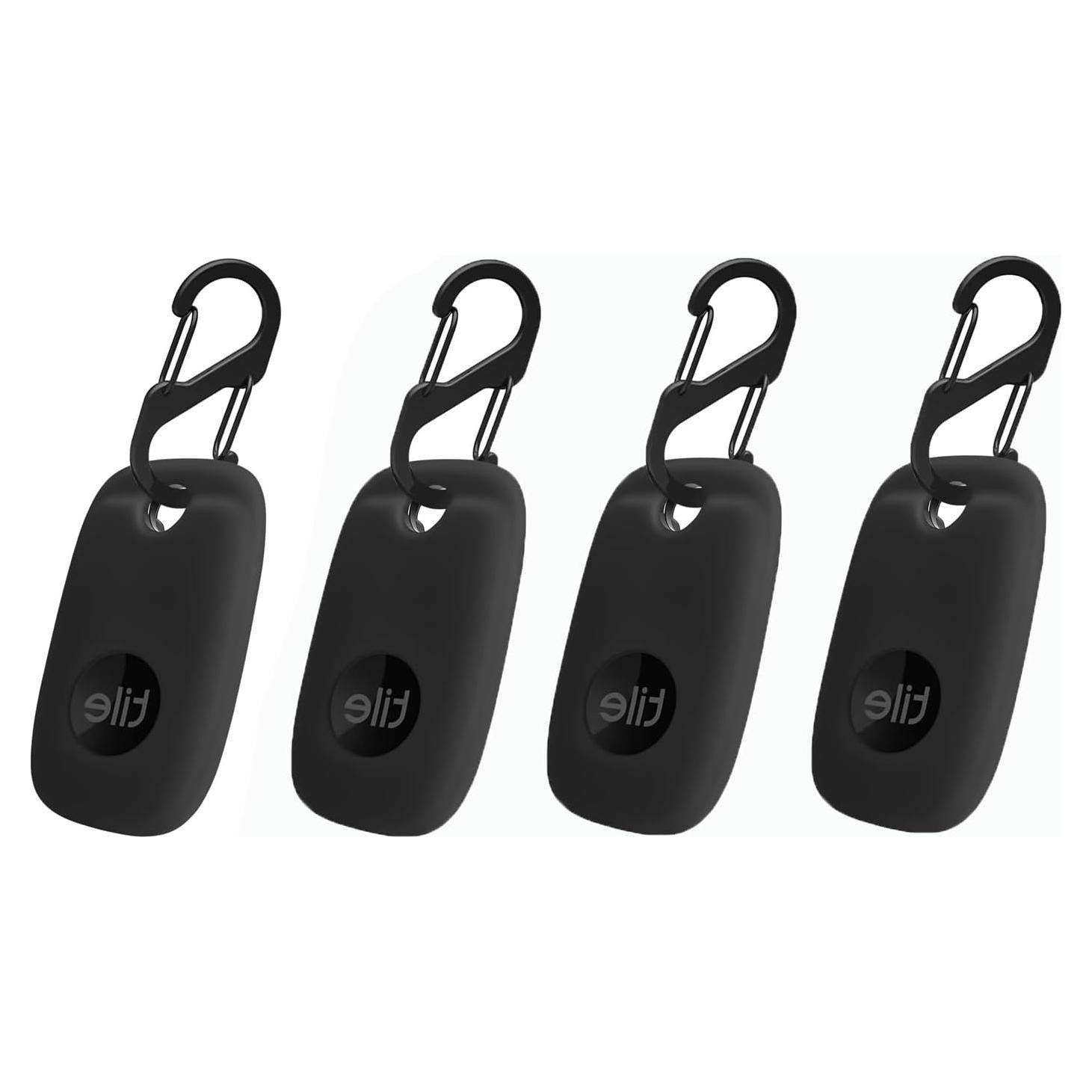 Funda de Silicona para Tile Pro 2024/2022 - 4 Paquetes Negros