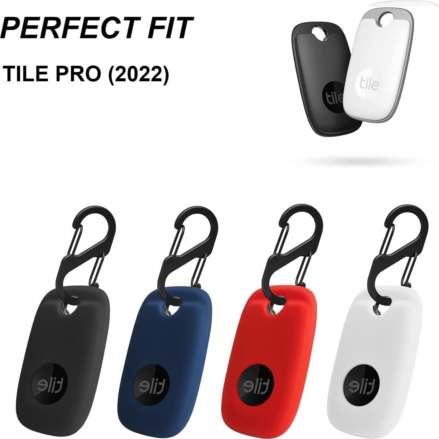 Funda de Silicona para Tile Pro 2024/2022 - 4 Paquetes Negros