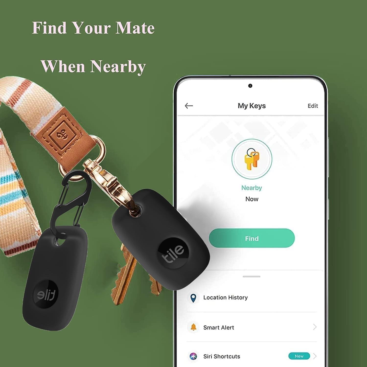 Funda de Silicona para Tile Pro 2024/2022 - 4 Paquetes Negros