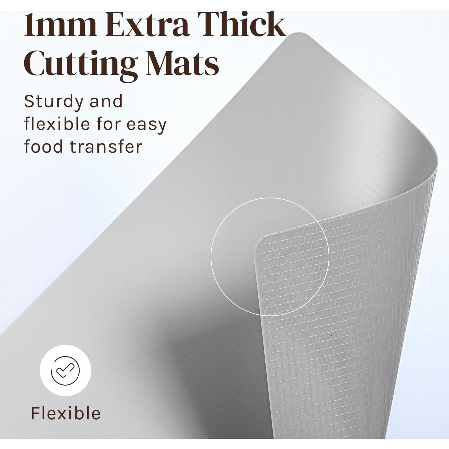 Juego de 6 Tablas de Cortar Flexibles Cooler Kitchen 30.5x38.1cm