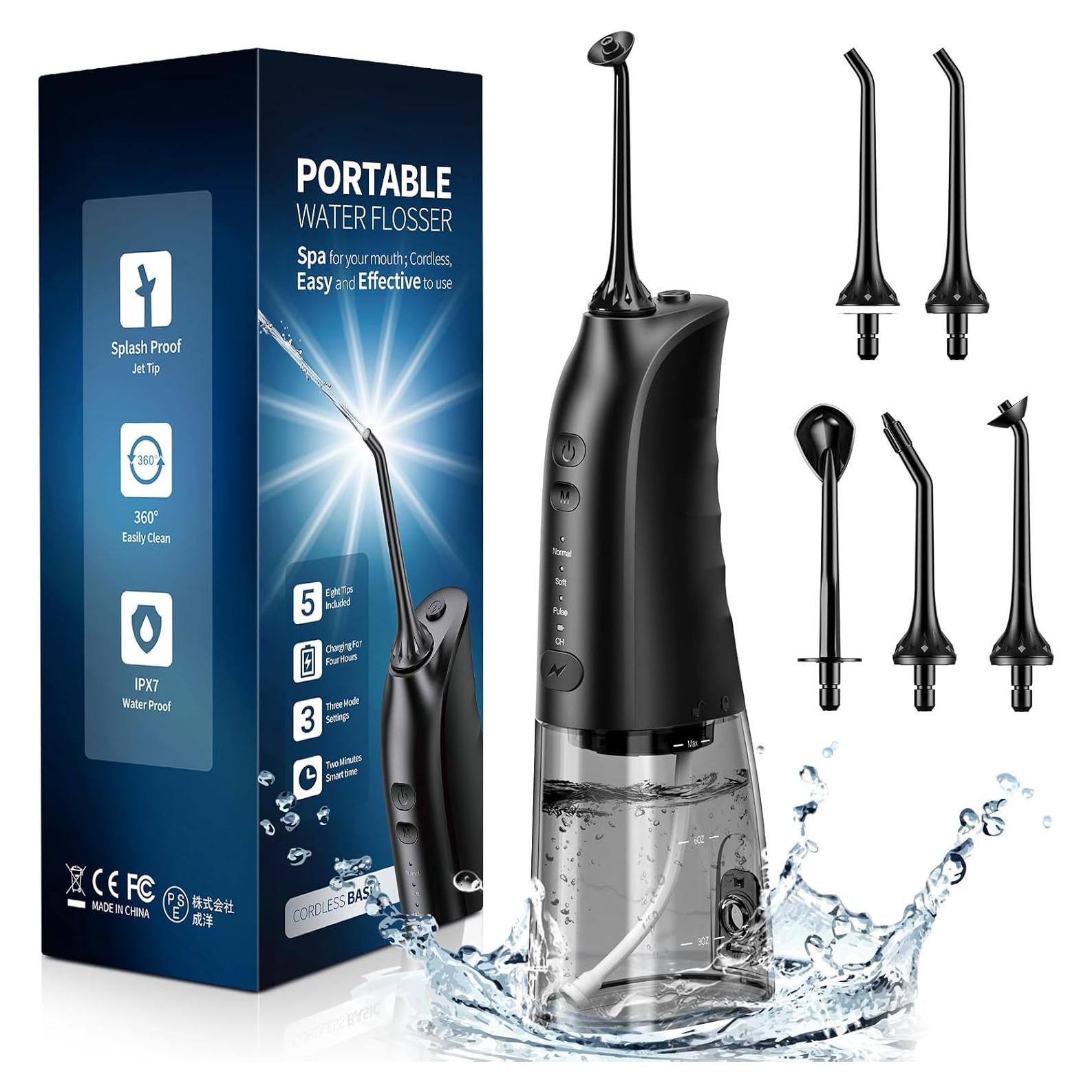 Hilo Dental Inalámbrico Demita GE203 300ML 3 Modos 5 Puntas