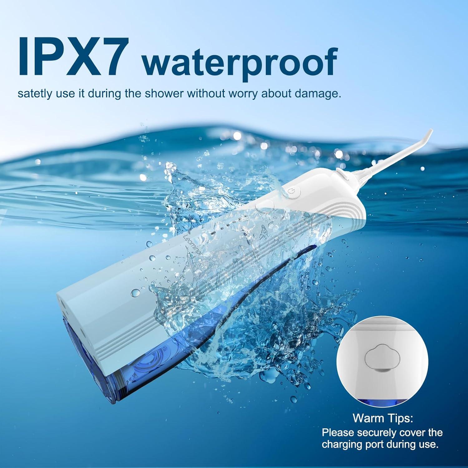 Irrigador Oral Portátil Inalámbrico Leominor Leo A6 230ml Blanco