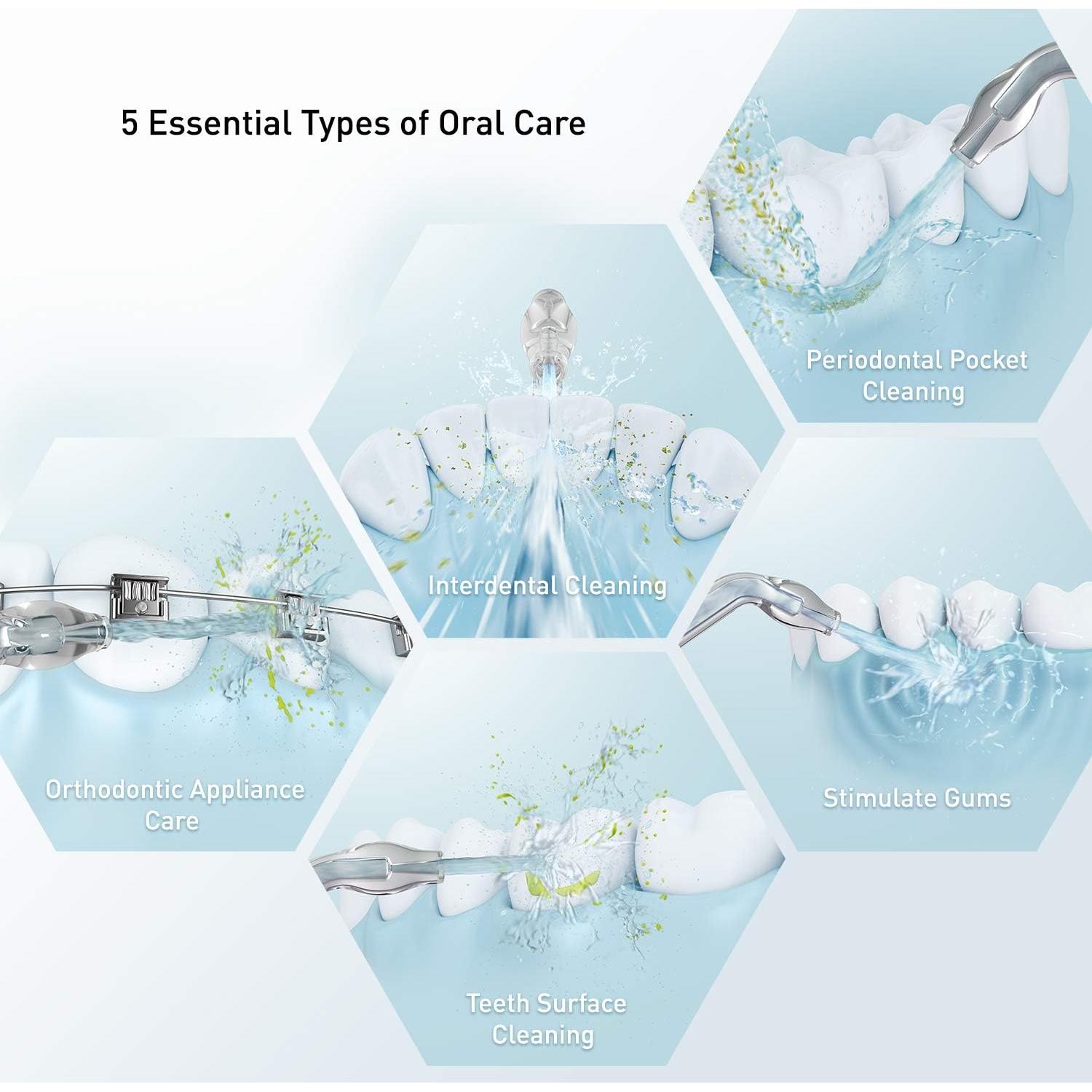 Irrigador Oral Inalámbrico Panasonic EW1511W 200ml Ultrasónico