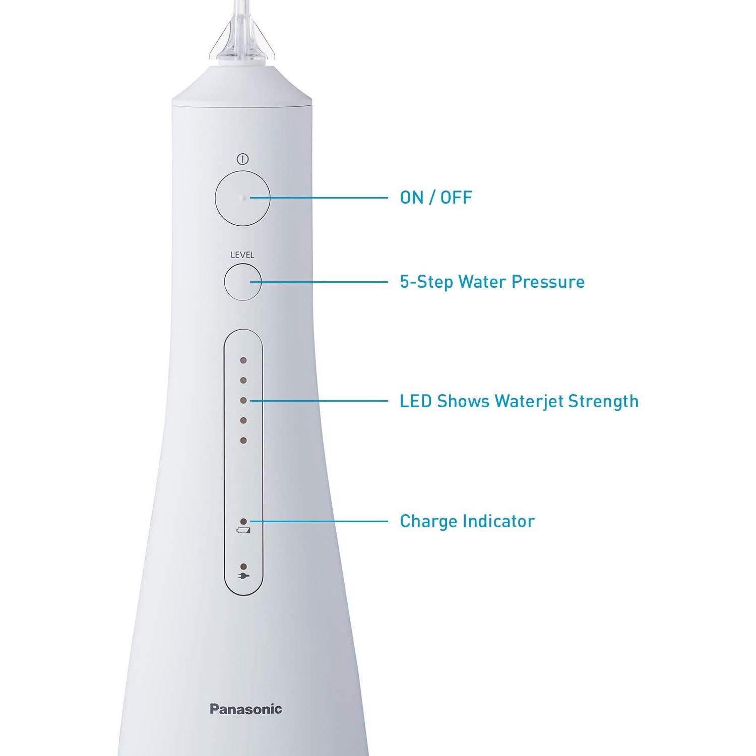 Irrigador Oral Inalámbrico Panasonic EW1511W 200ml Ultrasónico