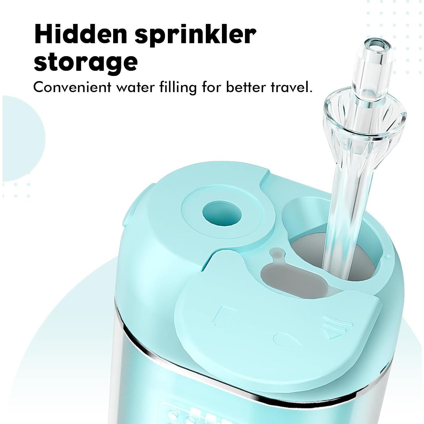 Irrigador Oral Inalámbrico CareMax Mini 2000 mAh 5 Modos IPX7