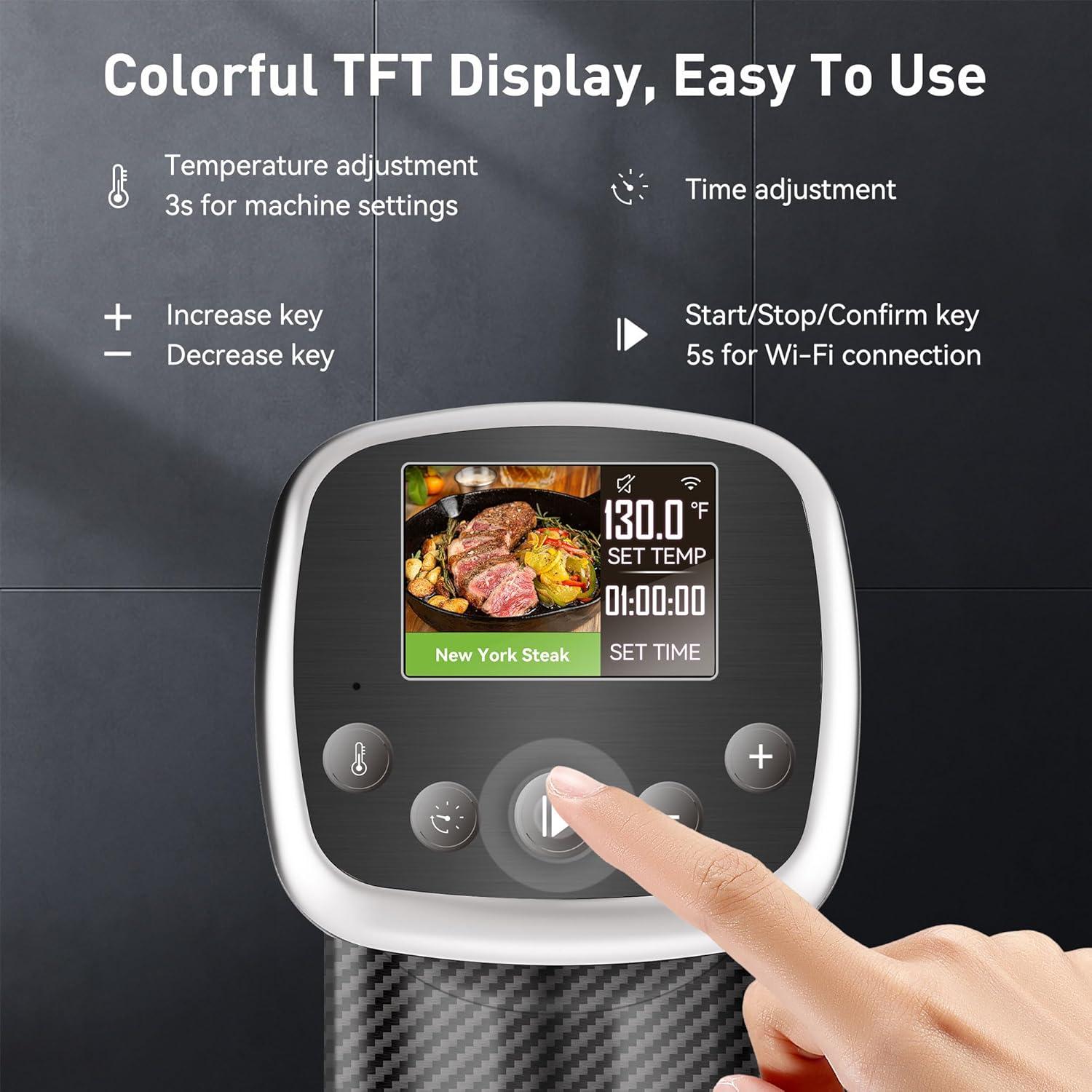 Cocinero Sous Vide KitchenBoss G322PT 1100W WiFi IPX7