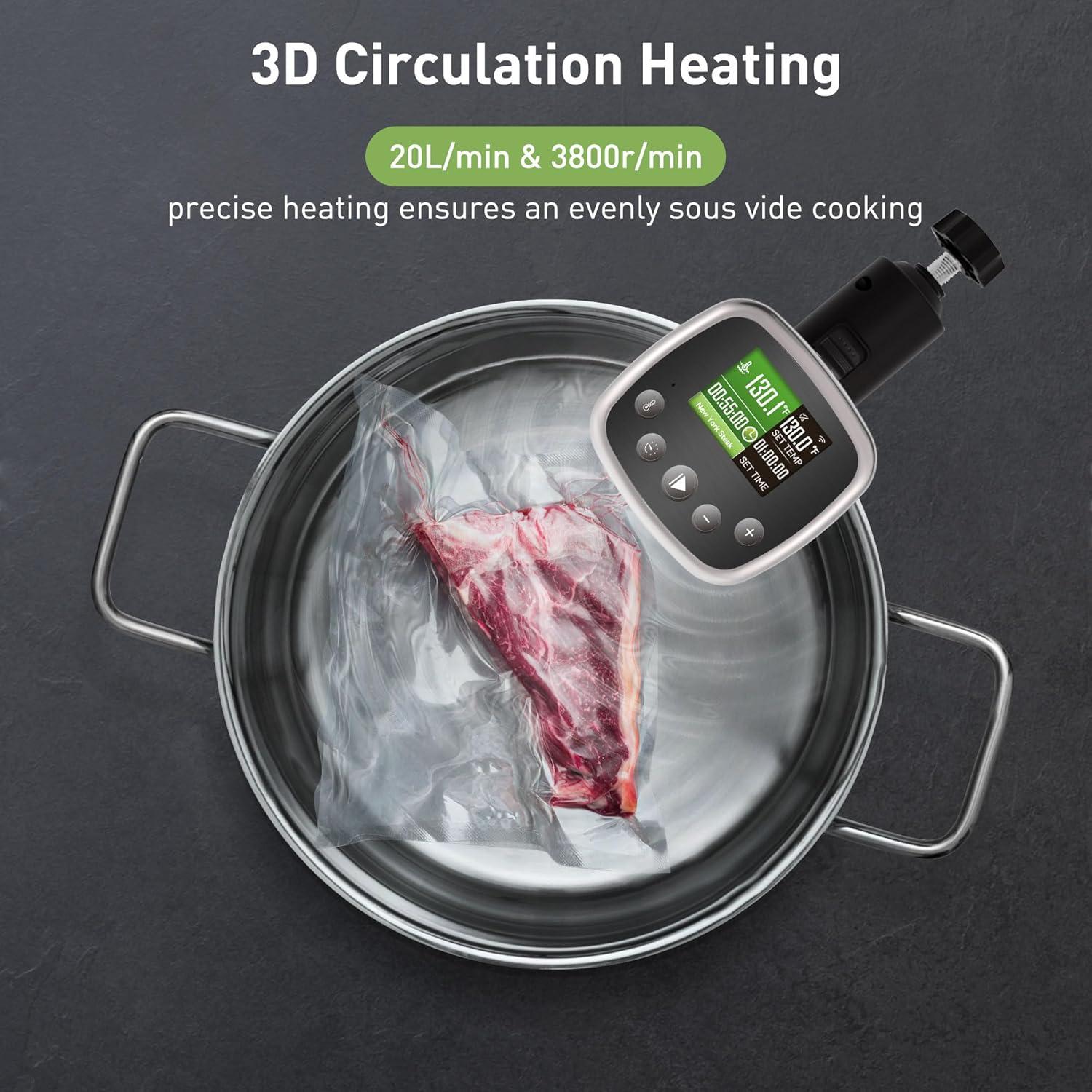 Cocinero Sous Vide KitchenBoss G322PT 1100W WiFi IPX7