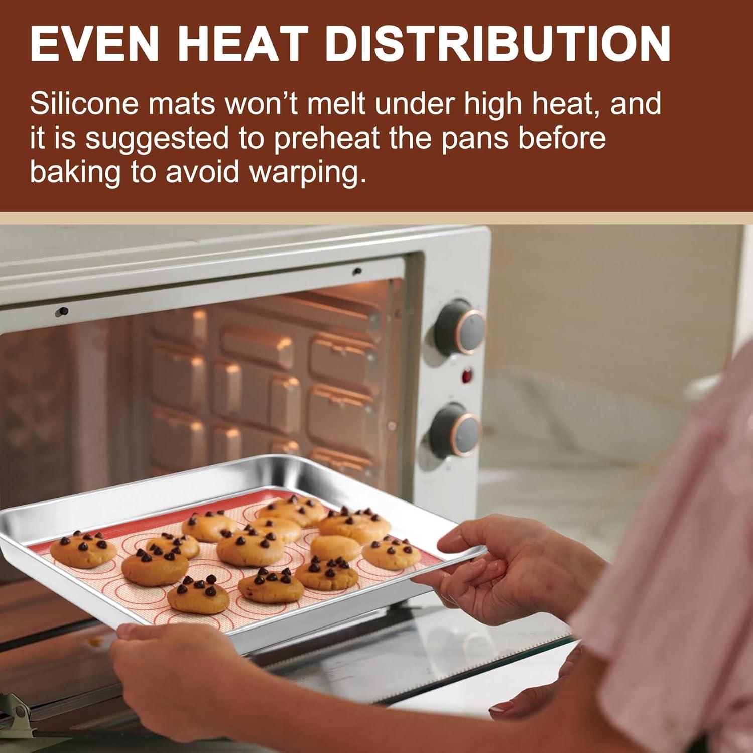 Kit de Horneado TeamFar: 2 Bandejas, 2 Rejillas y 2 Alfombrillas