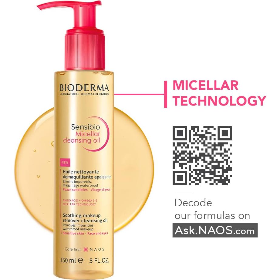 Aceite Limpiador Micelar Bioderma Sensibio 148 ml Piel Sensible
